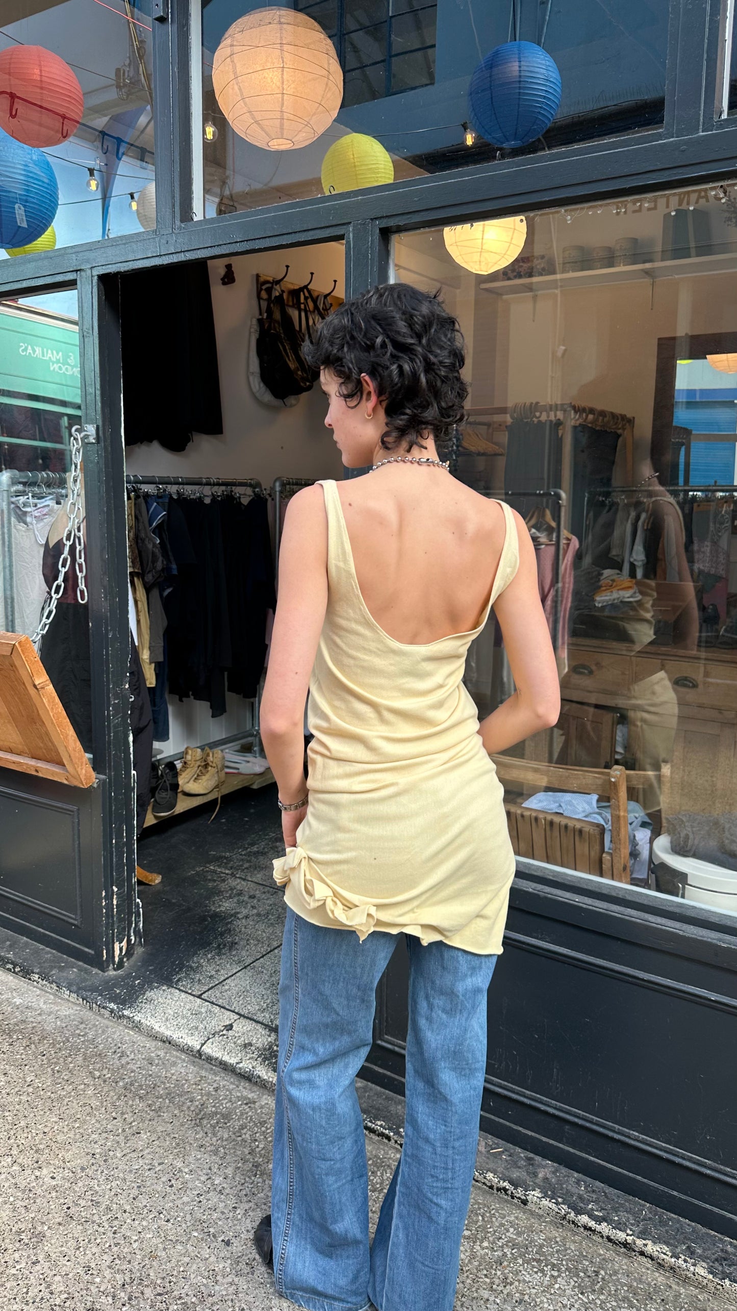Cotton mini dress