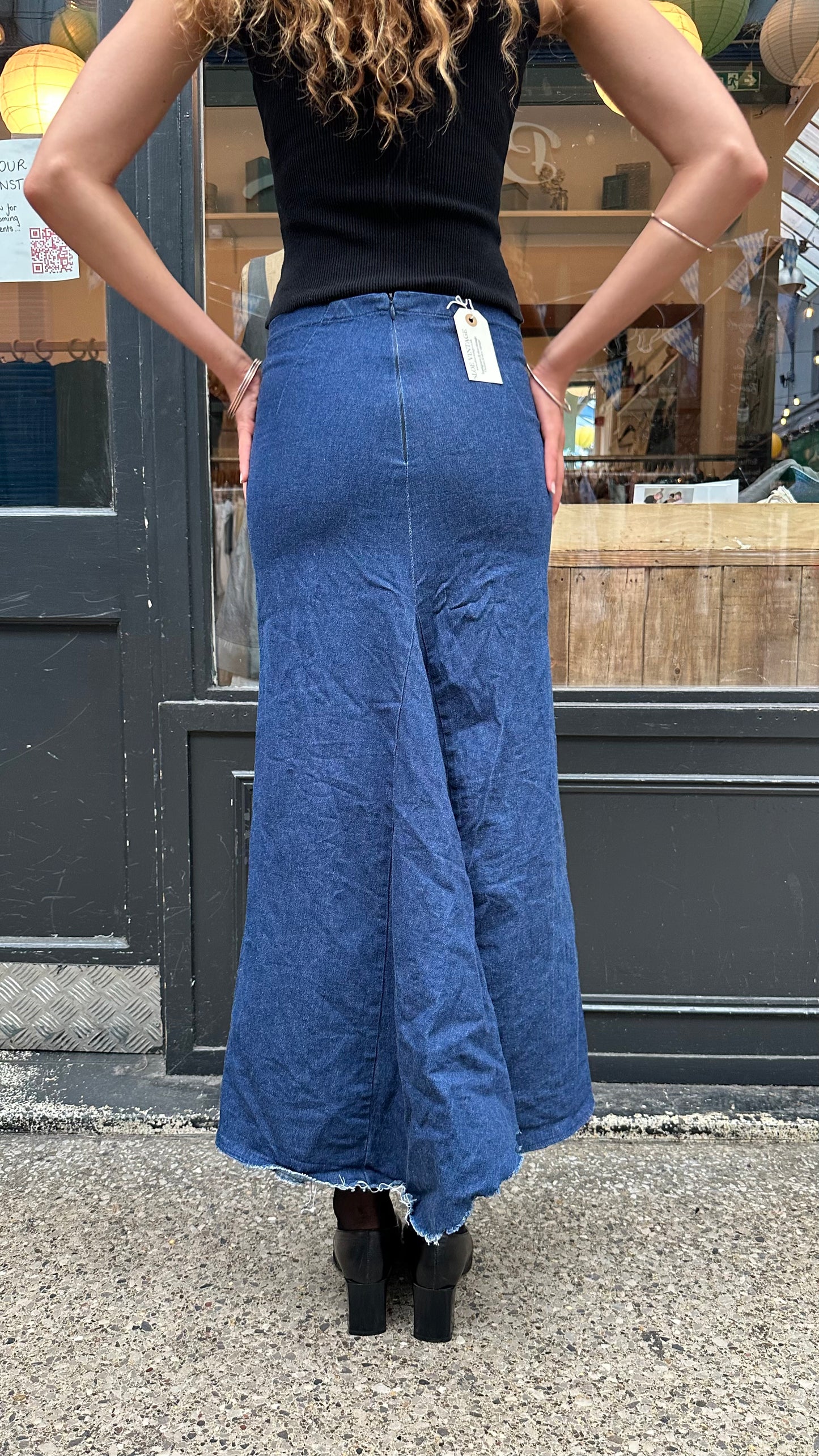 Cop.copine denim skirt