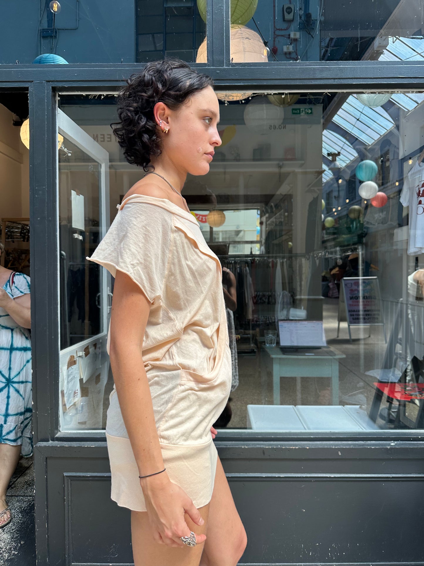 All Saints backless T-shirt dress