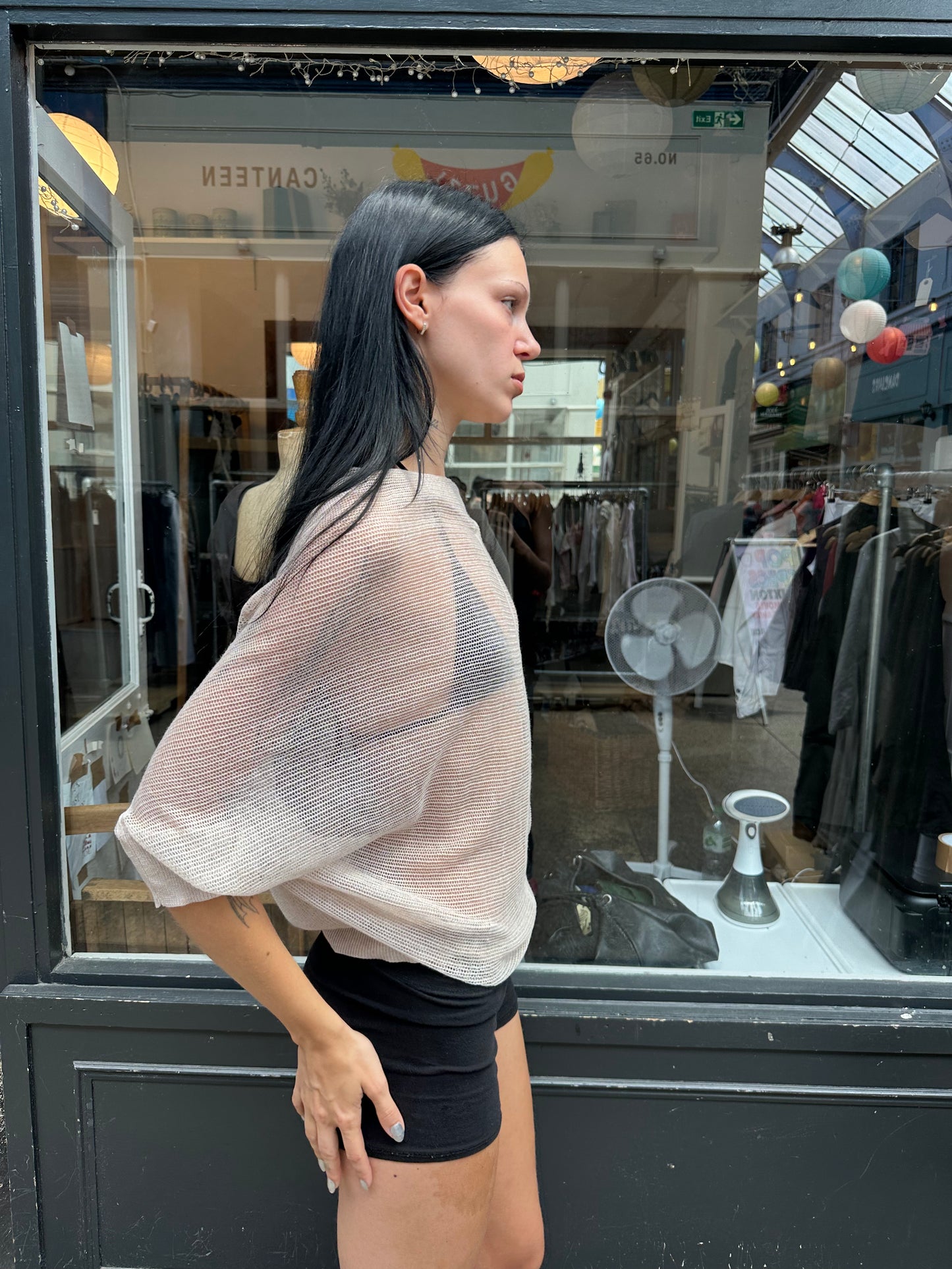 ALL SAINTS sheer slouchy top