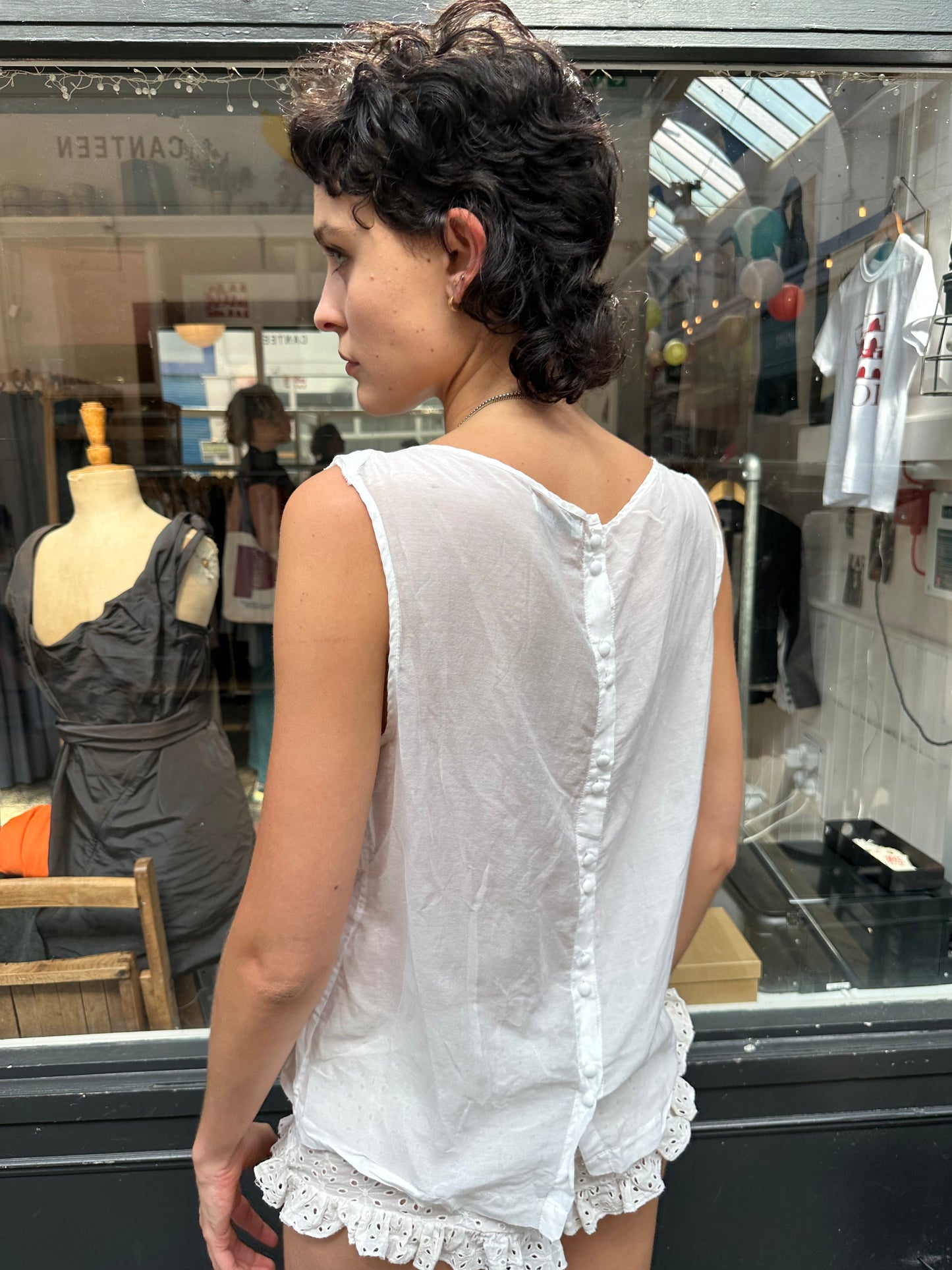 Sheer floaty blouse