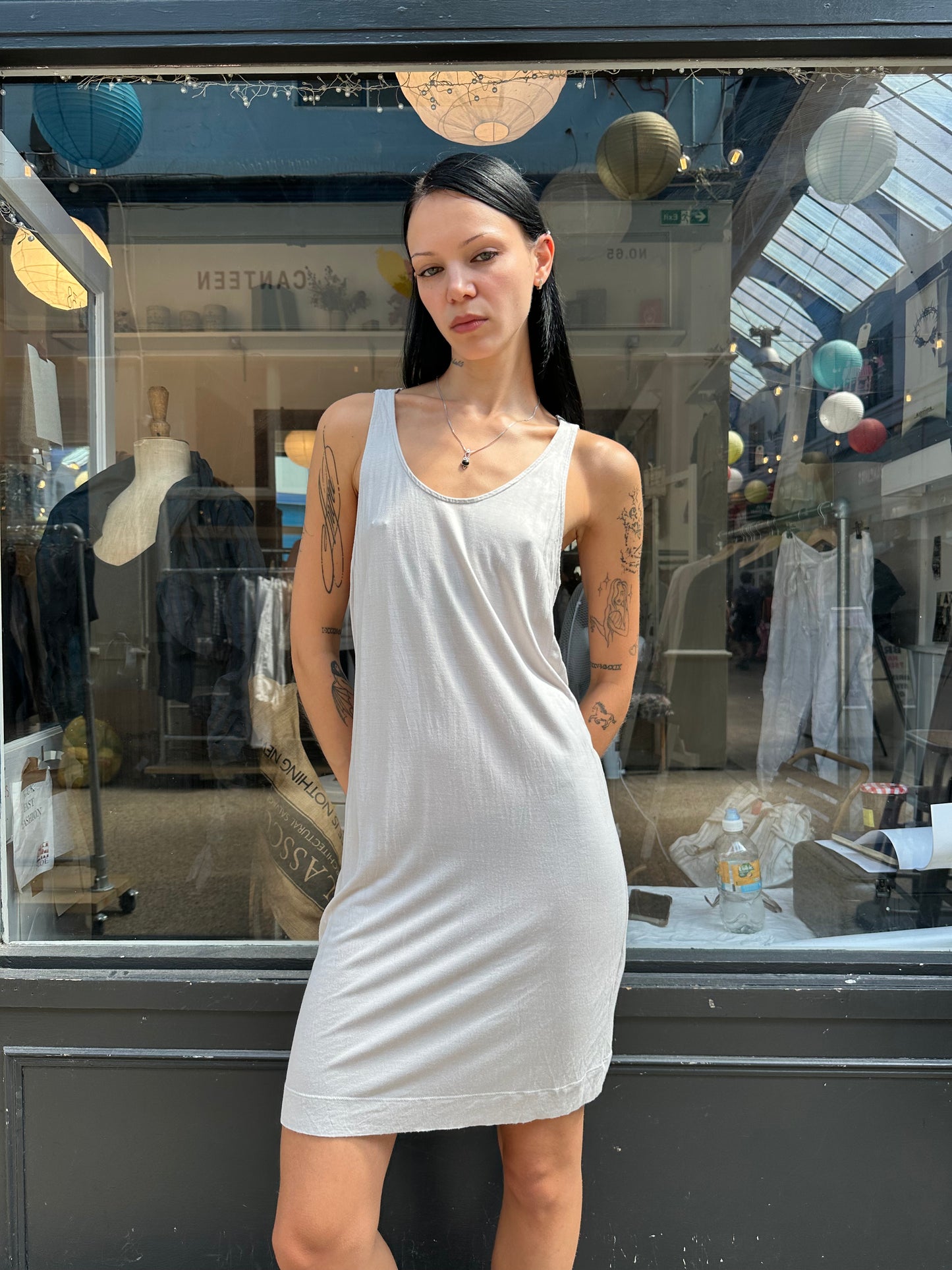 All saints open back mini dress