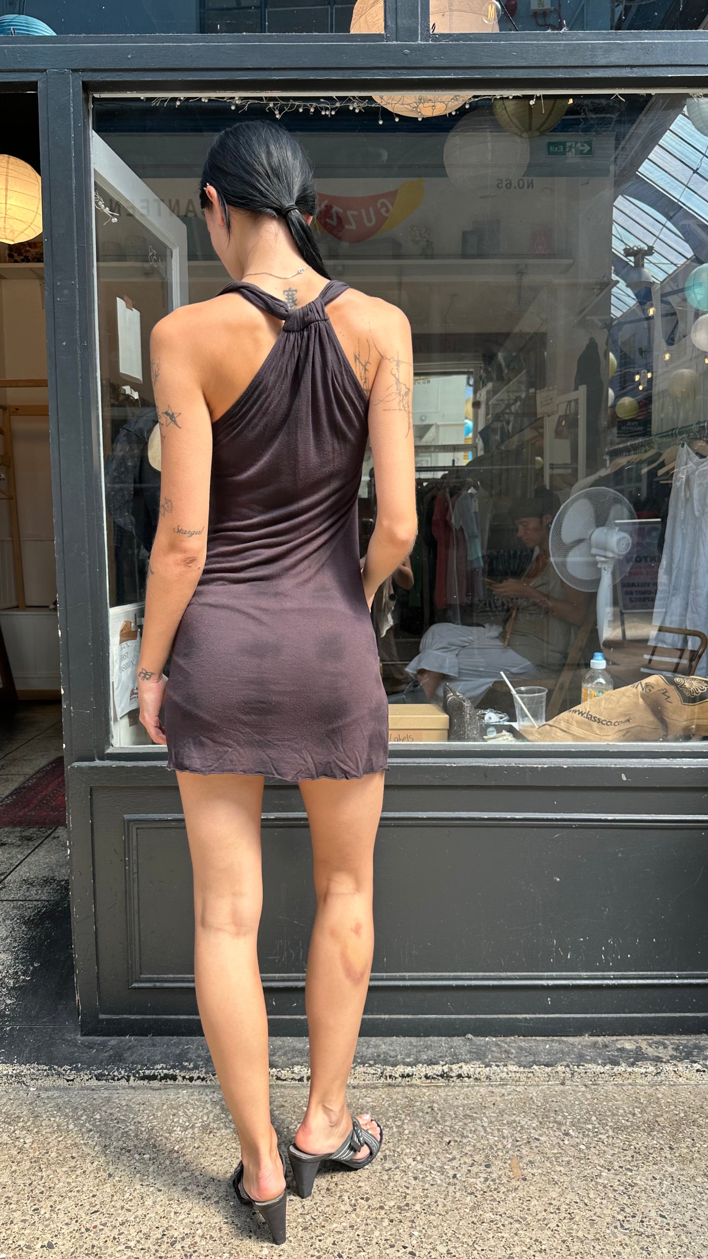 All saints beaded mini dress