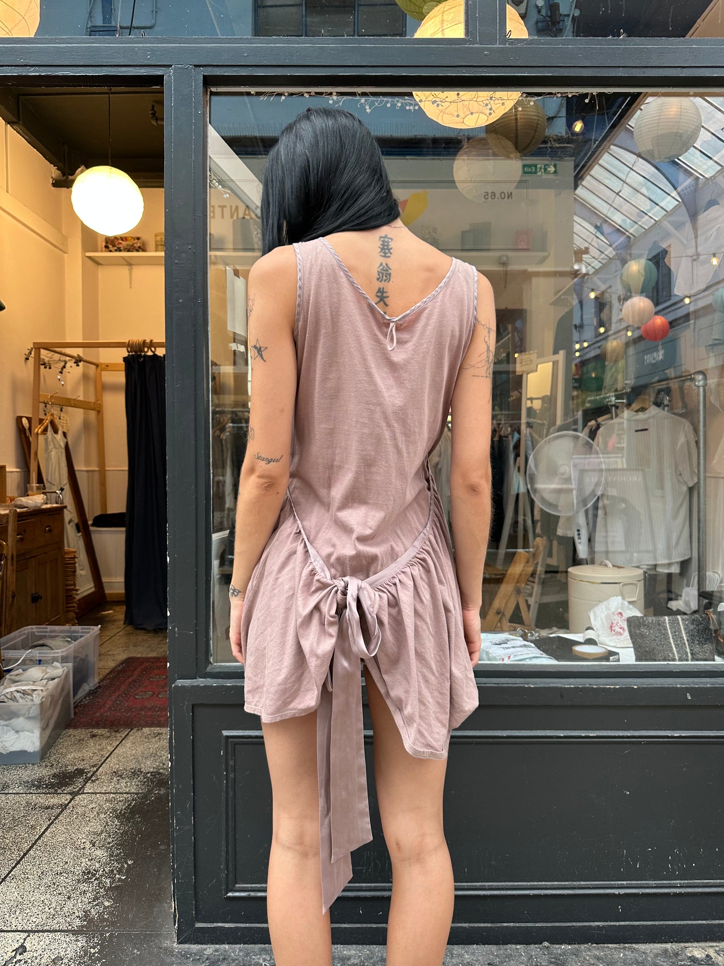 Structured cotton dress