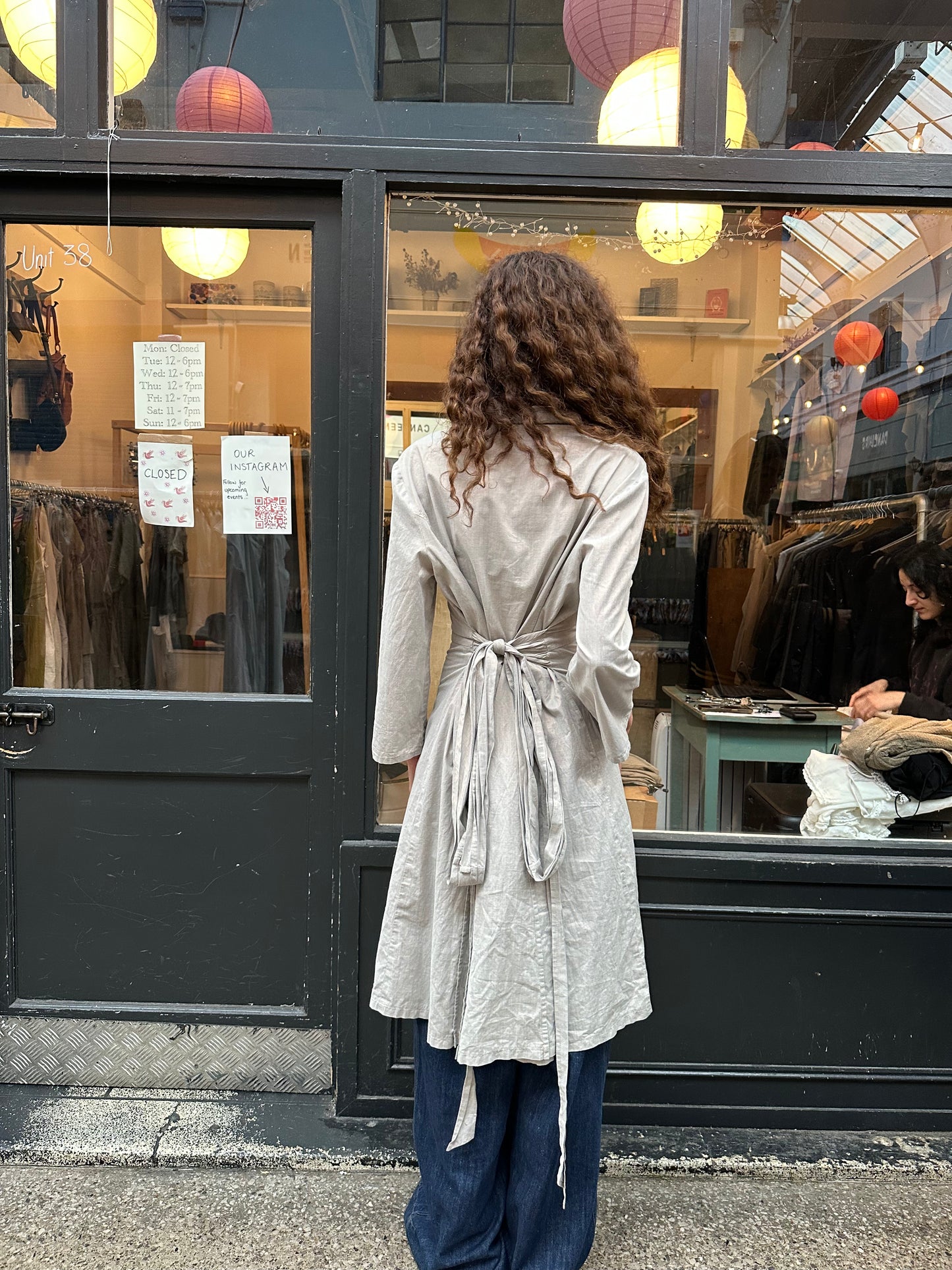 Grey long sleeved maxi dress