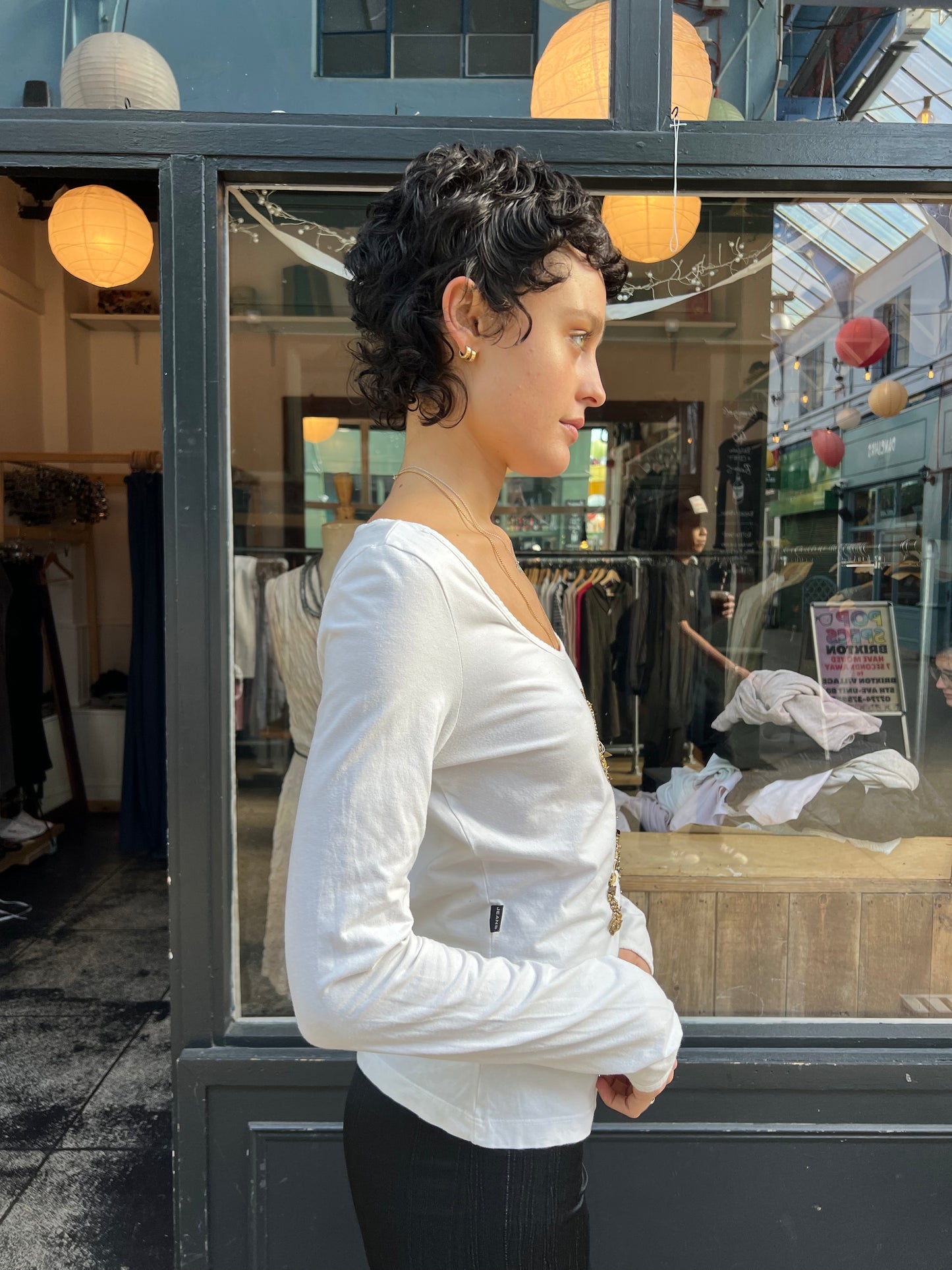 MOSCHINO scissors top