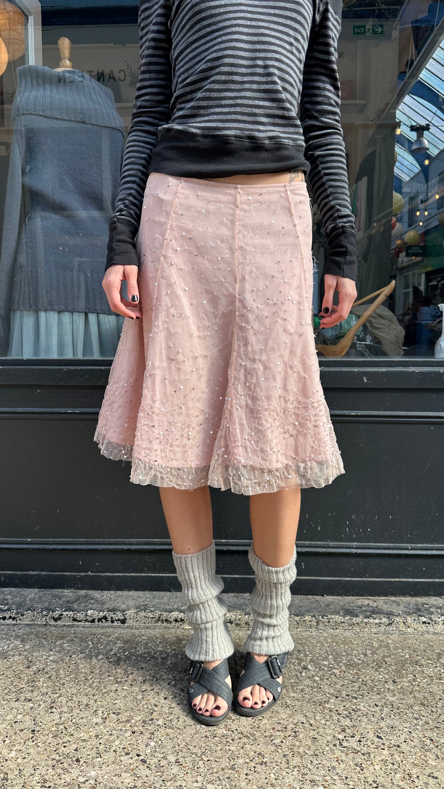 Sequin skirt