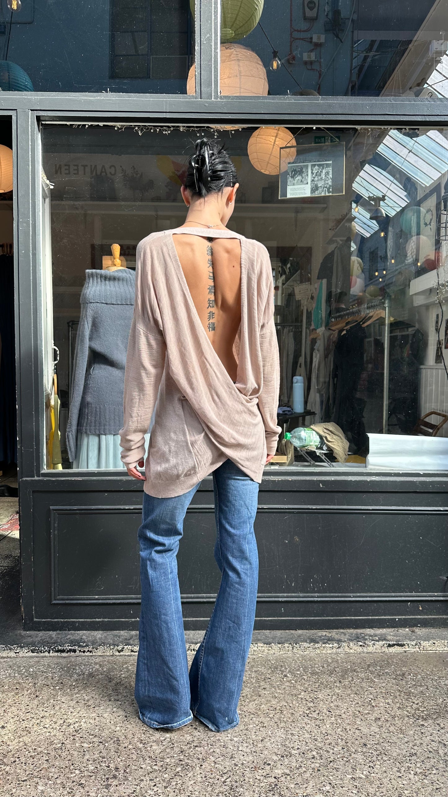 ALL SAINTS backless knit