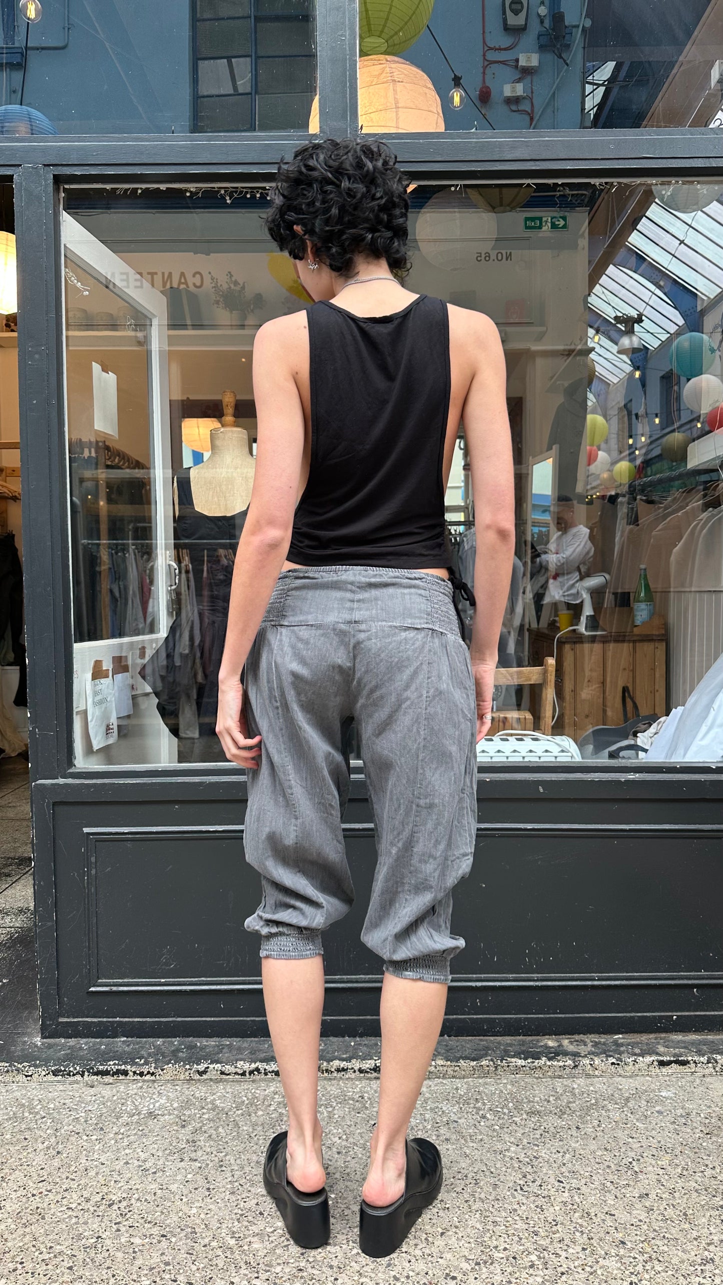 Grey bloomers