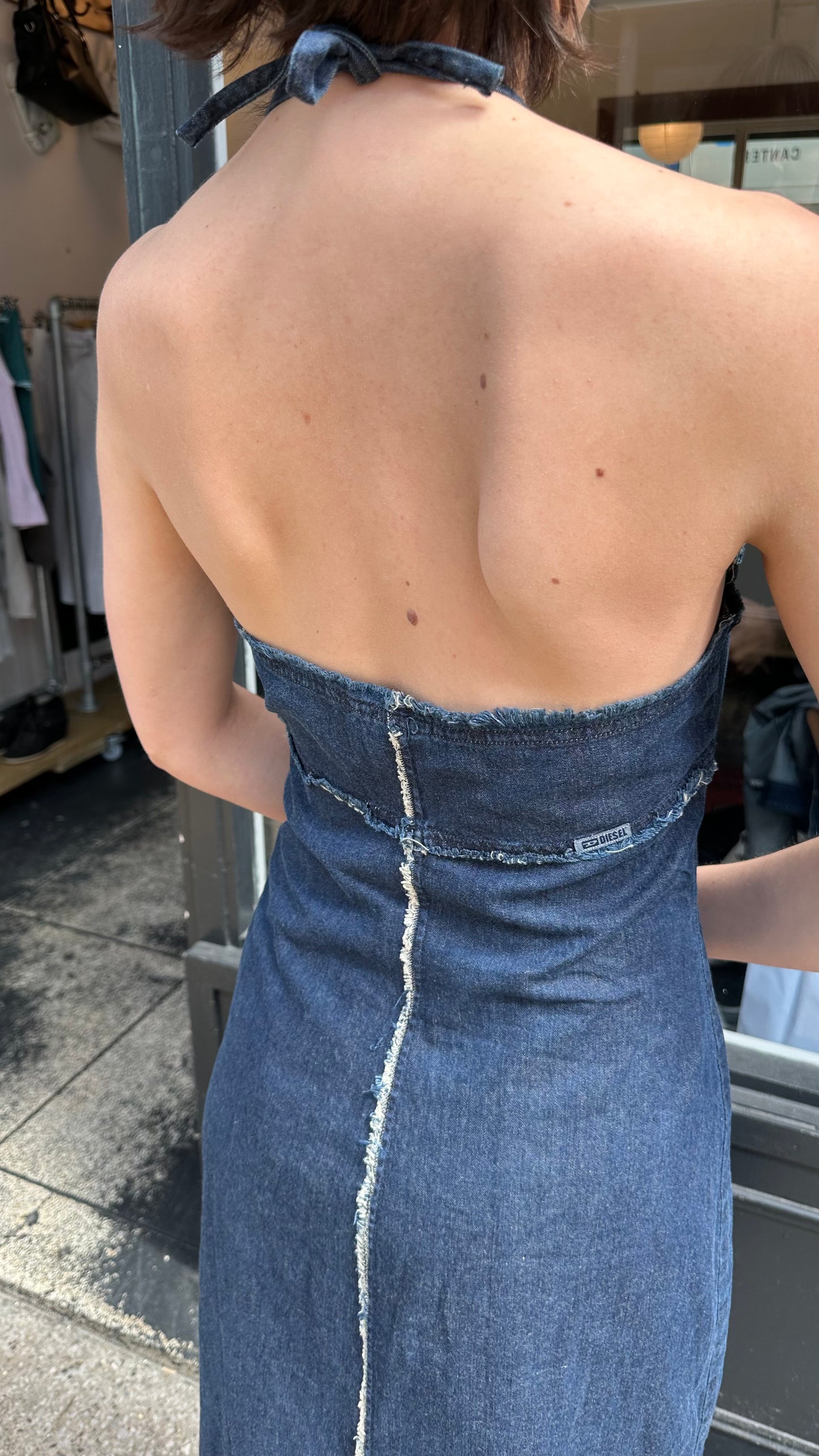 Diesel denim maxi dress