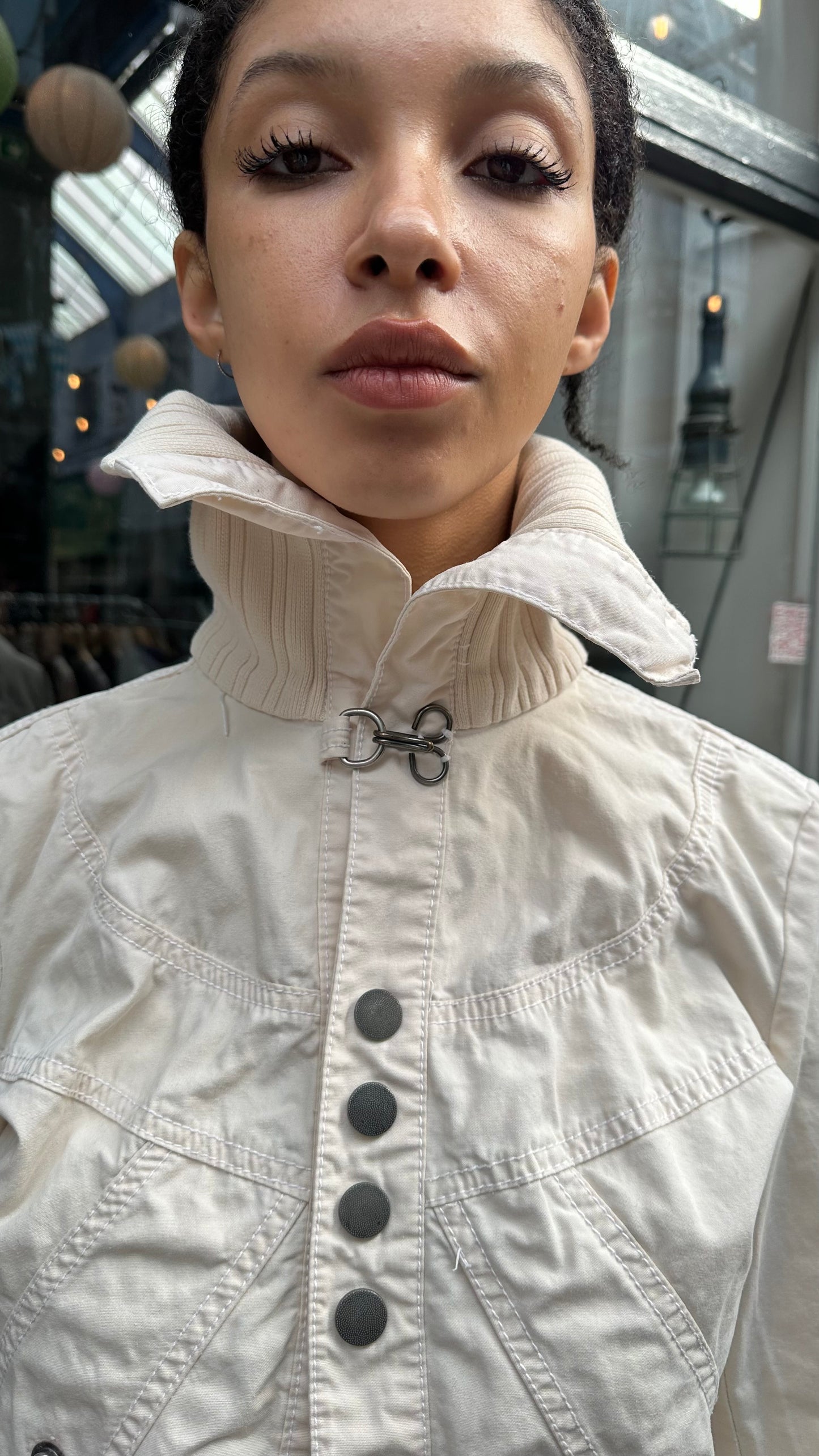 DIESEL cream jacket