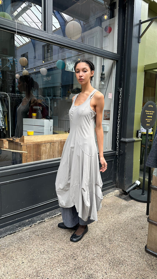 Asymmetric long dress