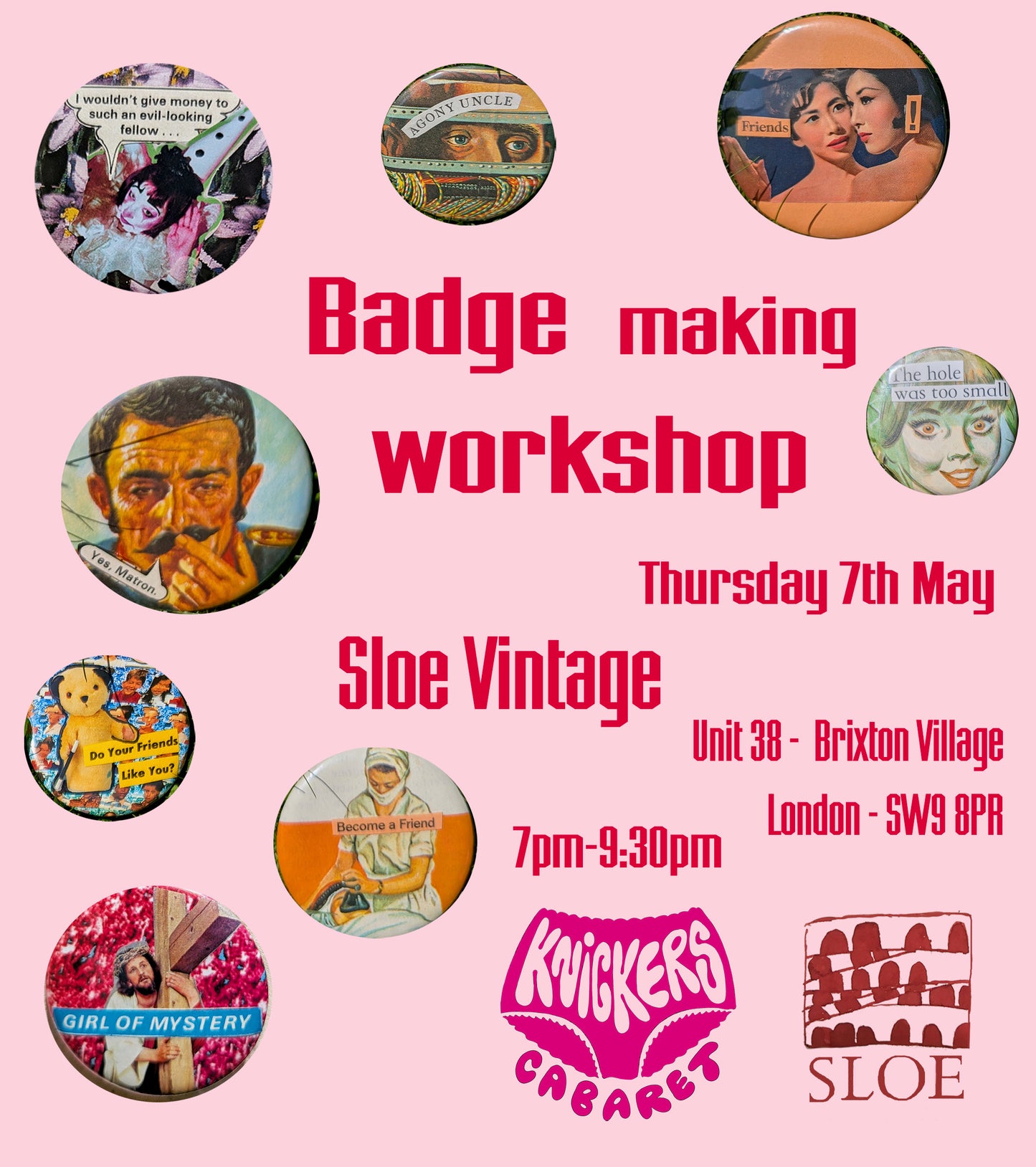 Badge making ticket
