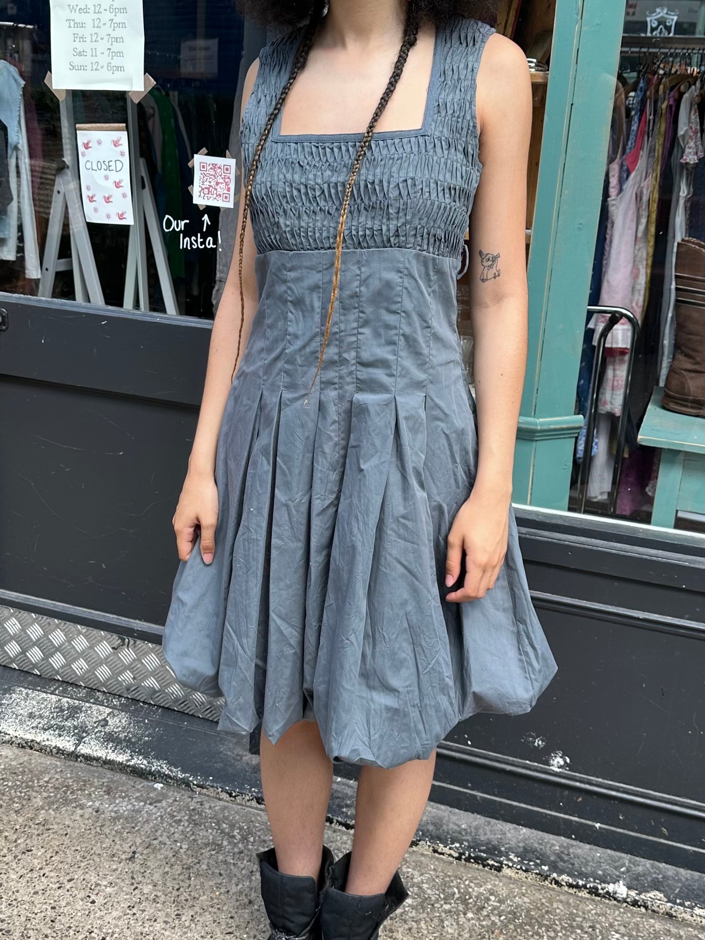 French Designer Midi Dress