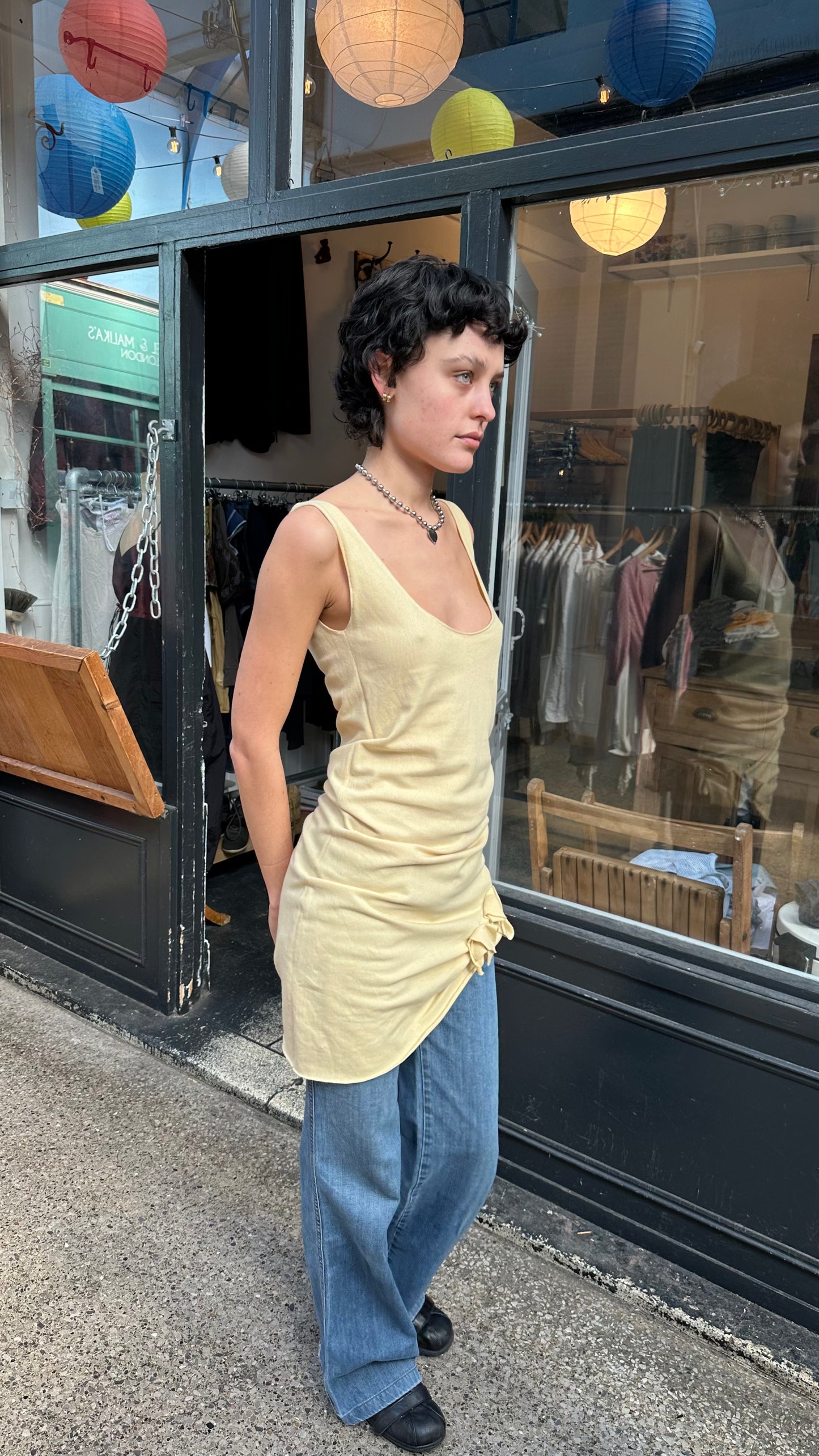 Cotton mini dress