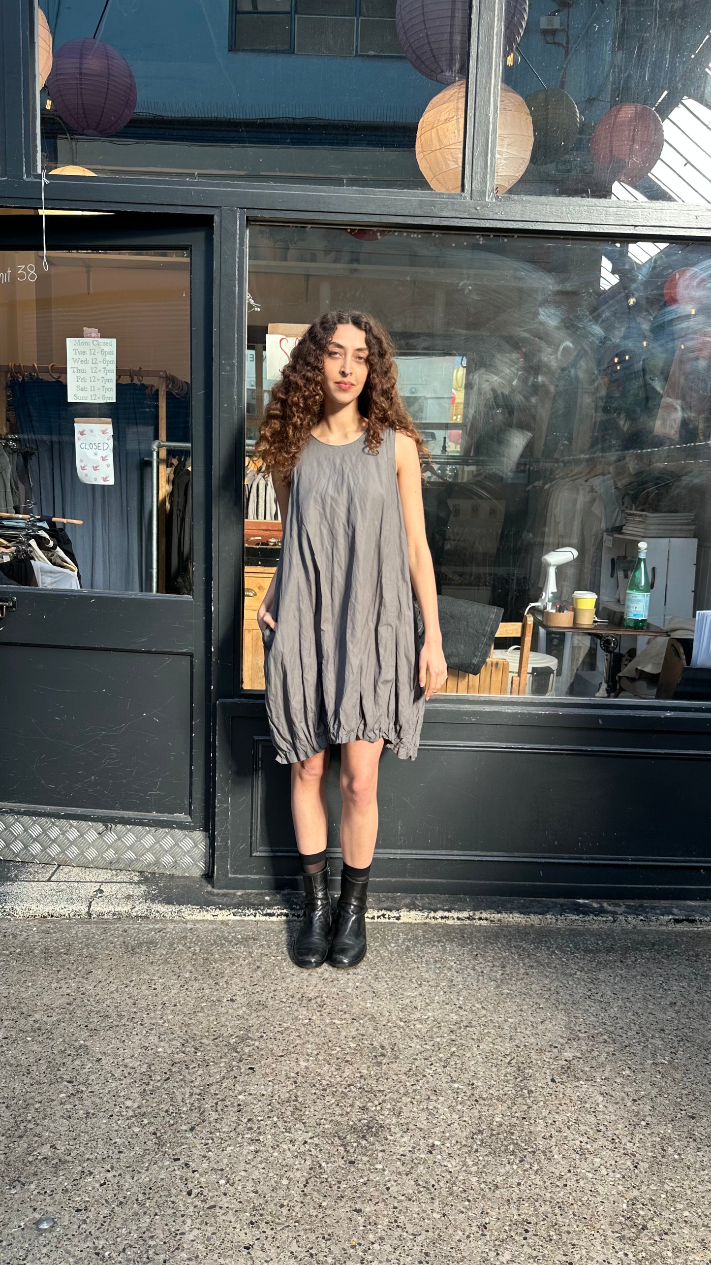 SARAH PACINI ruched hem shift dress