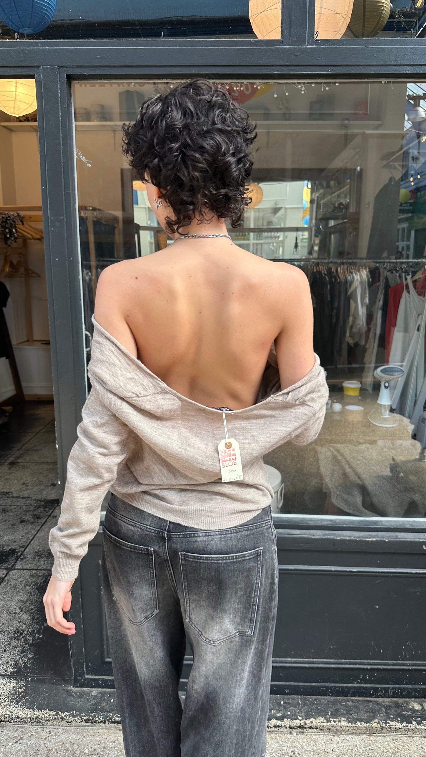 slouchy cardigan