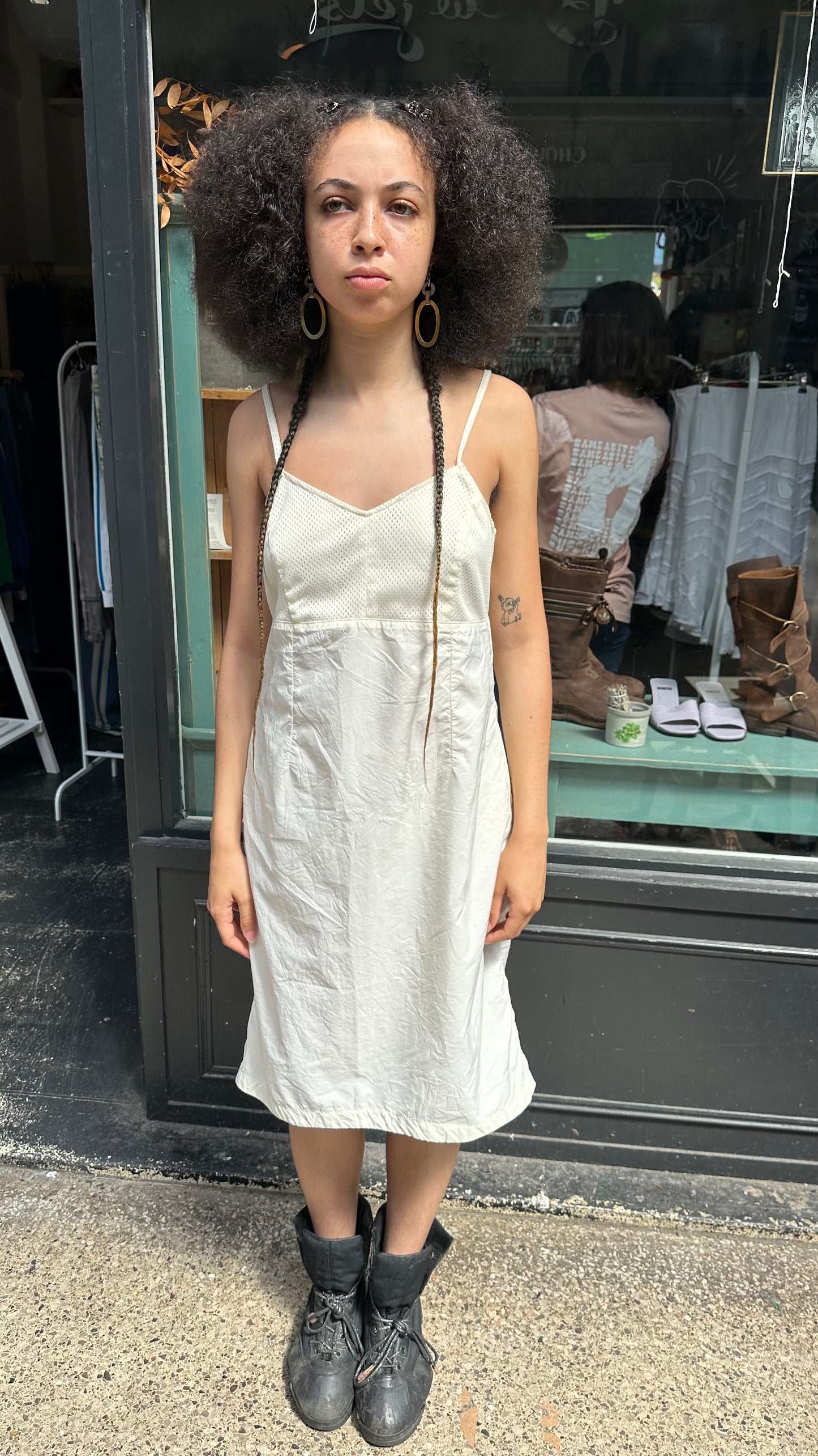 Vintage 90s White Slip Dress