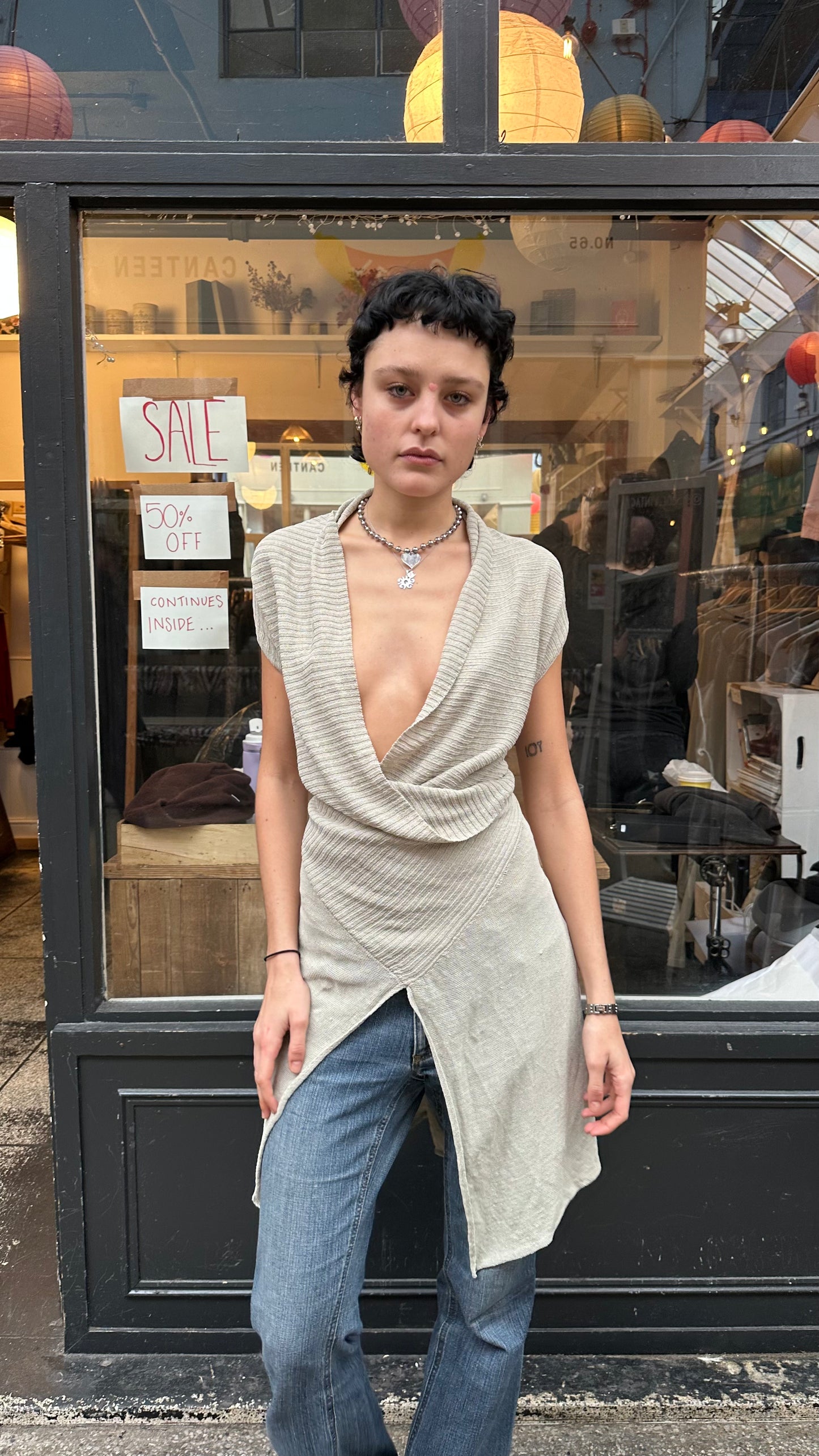 Sarah pacini asymmetric wrap cardigan
