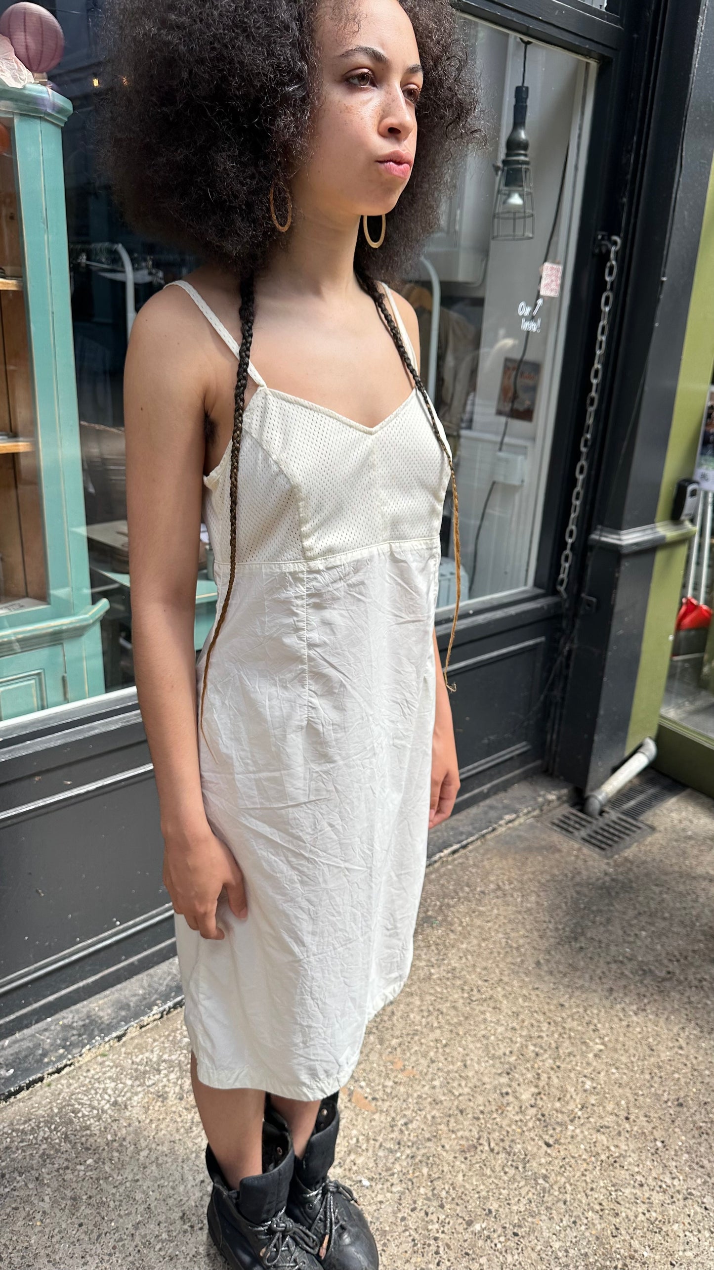 Vintage 90s White Slip Dress