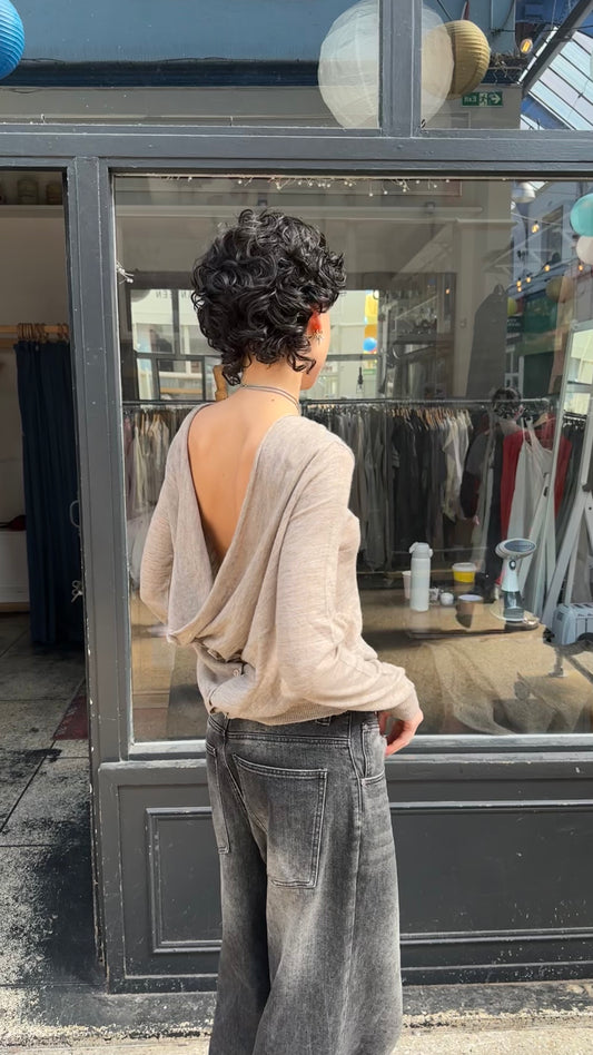 slouchy cardigan