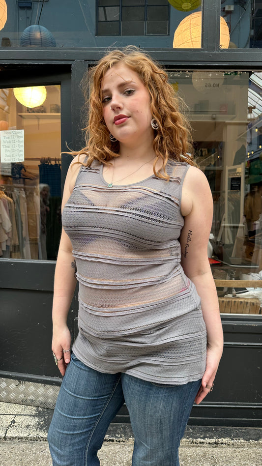 grey knit mini dress