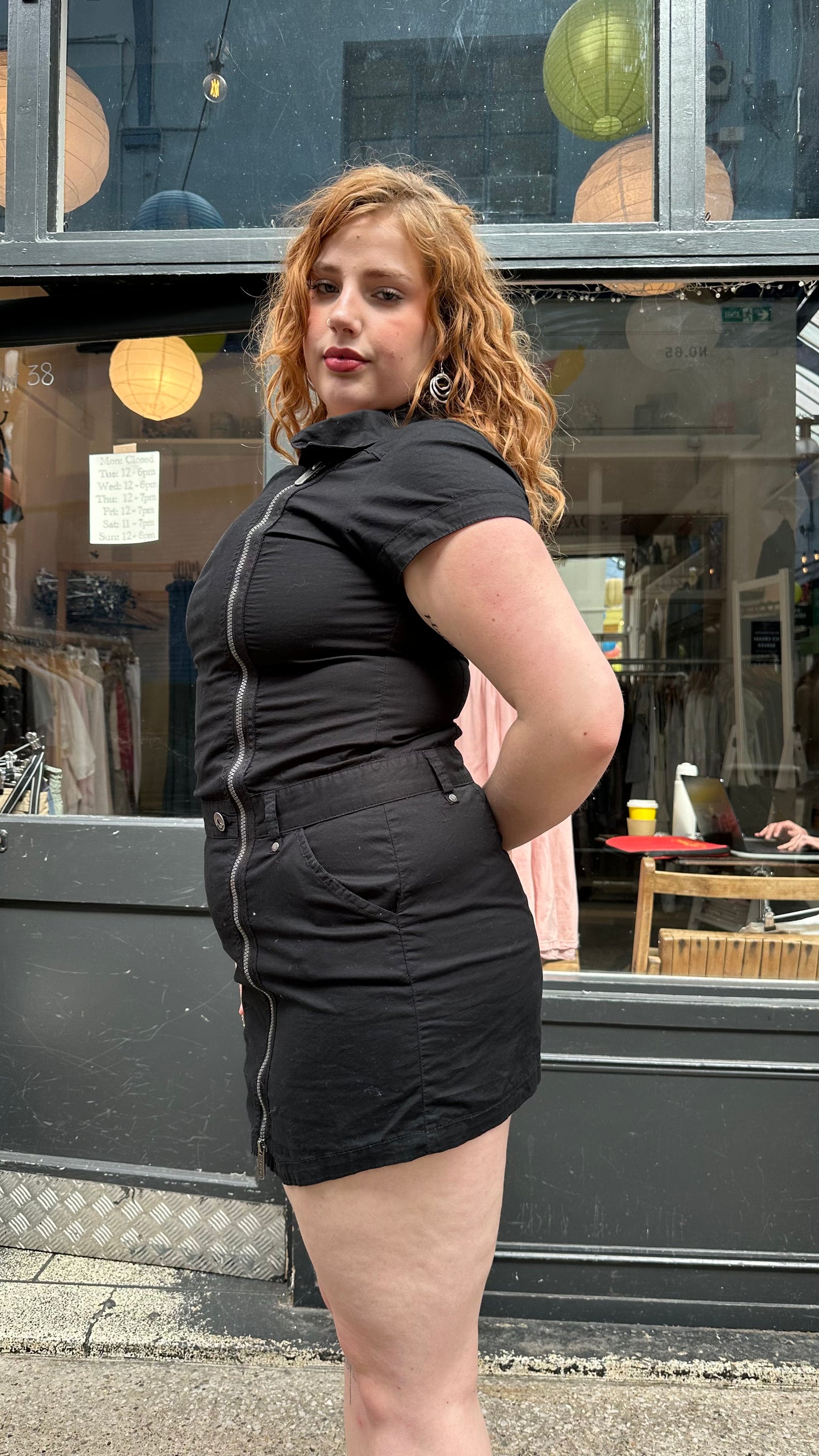 bench black cargo dress