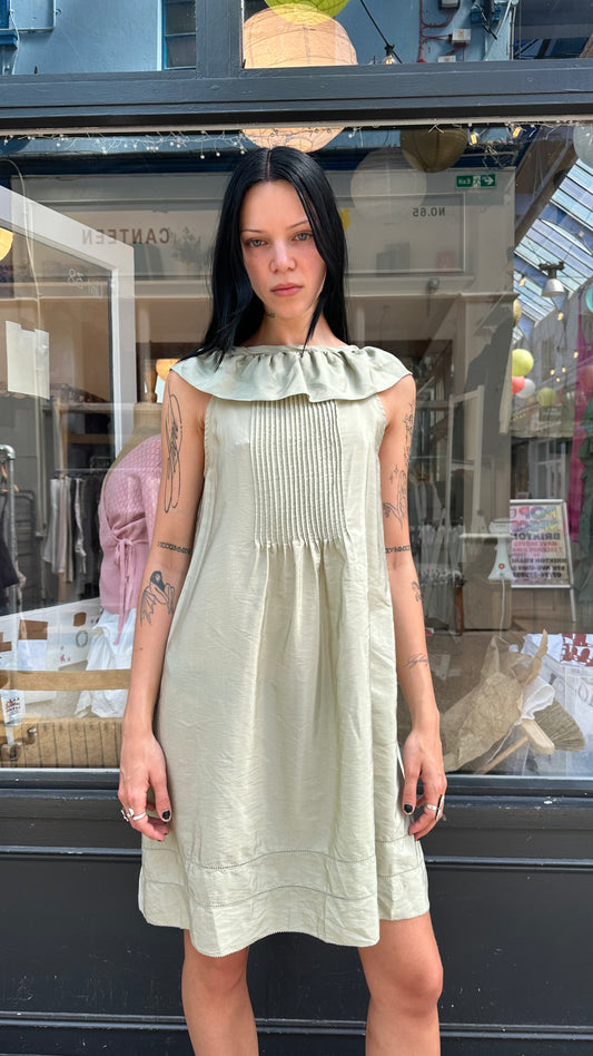 Light green baby doll dress