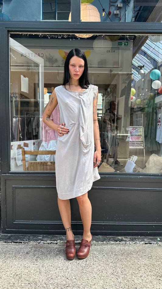 Grey slip dress