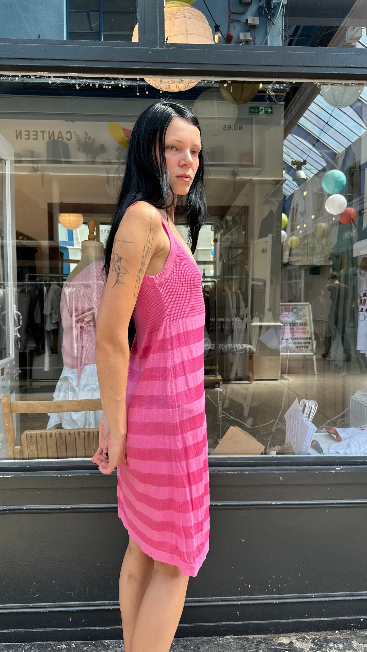 hot pink dress