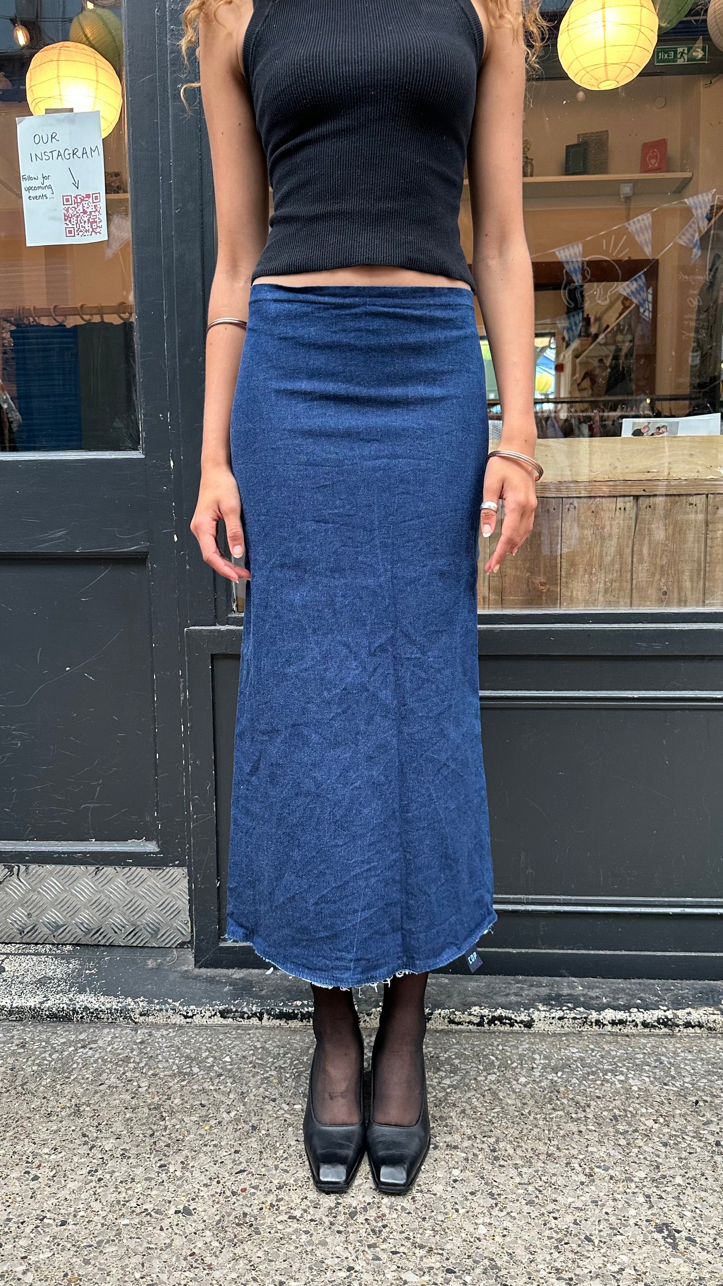 Cop.copine denim skirt