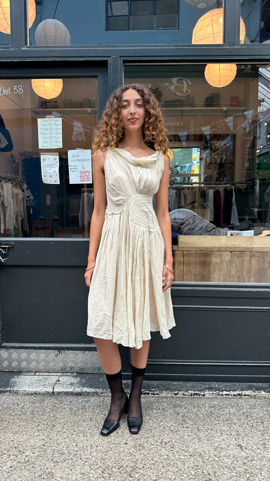 Chiffon spiral dress