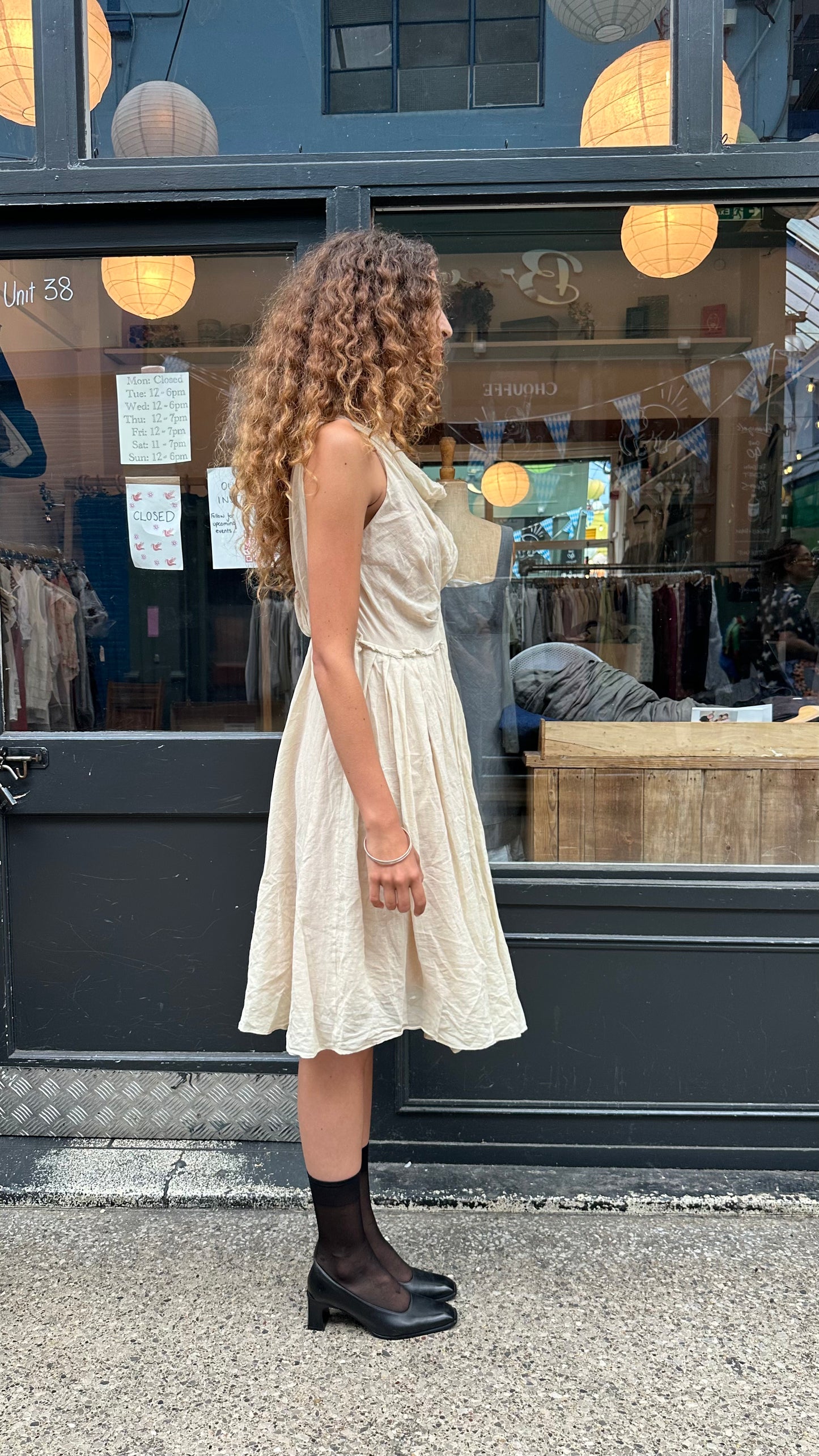 Chiffon spiral dress