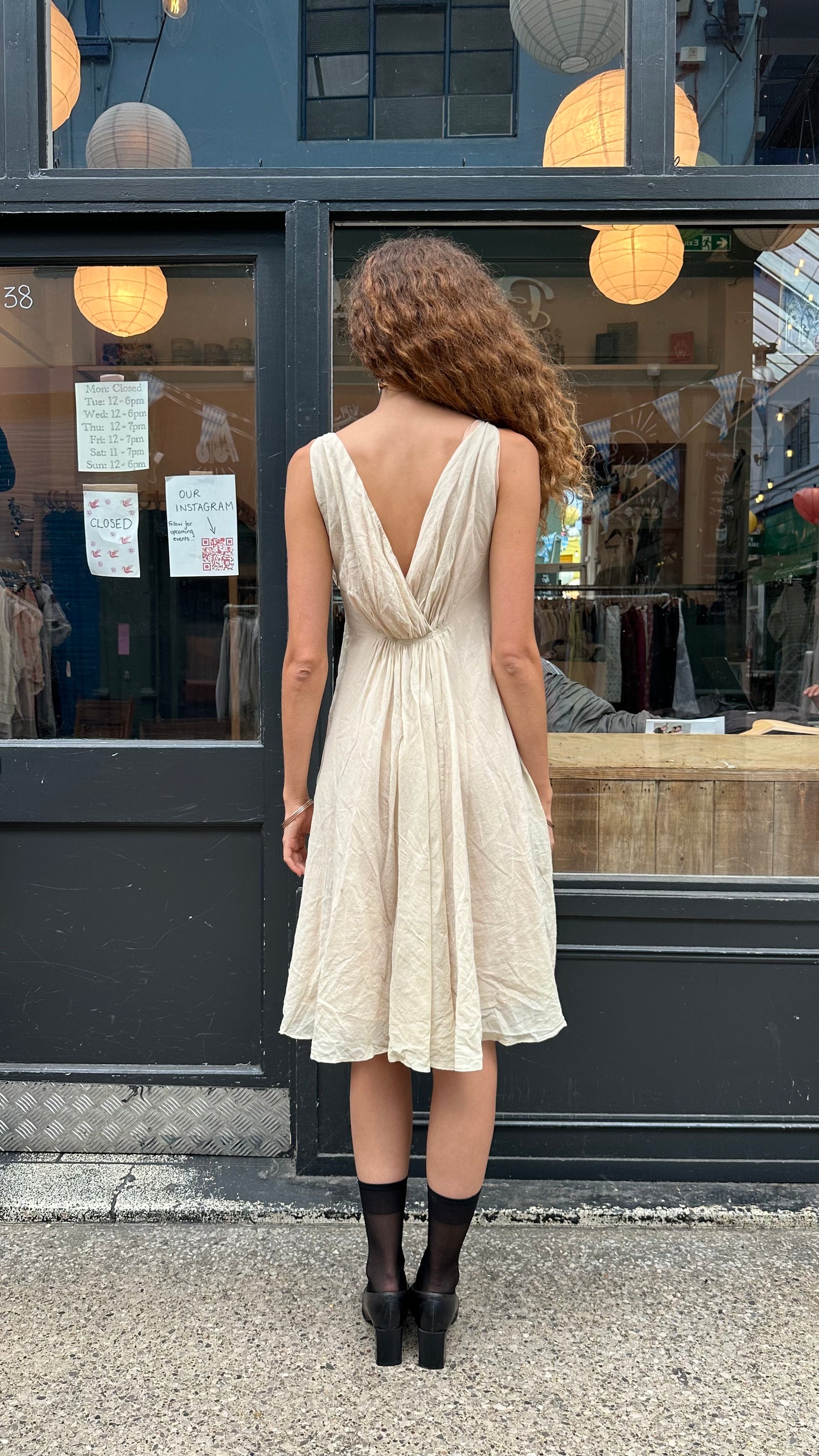 Chiffon spiral dress