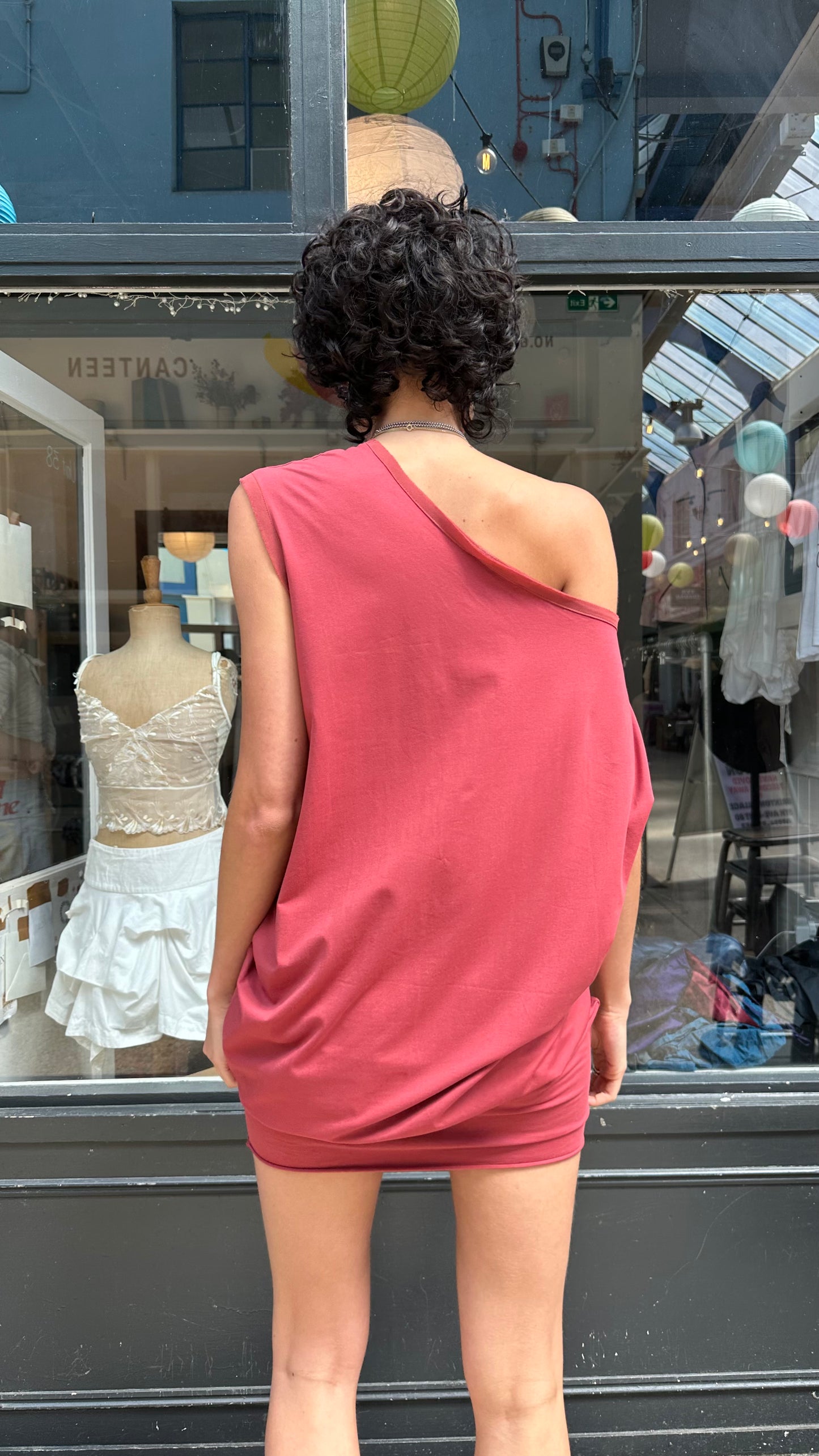 Off shoulder mini dress
