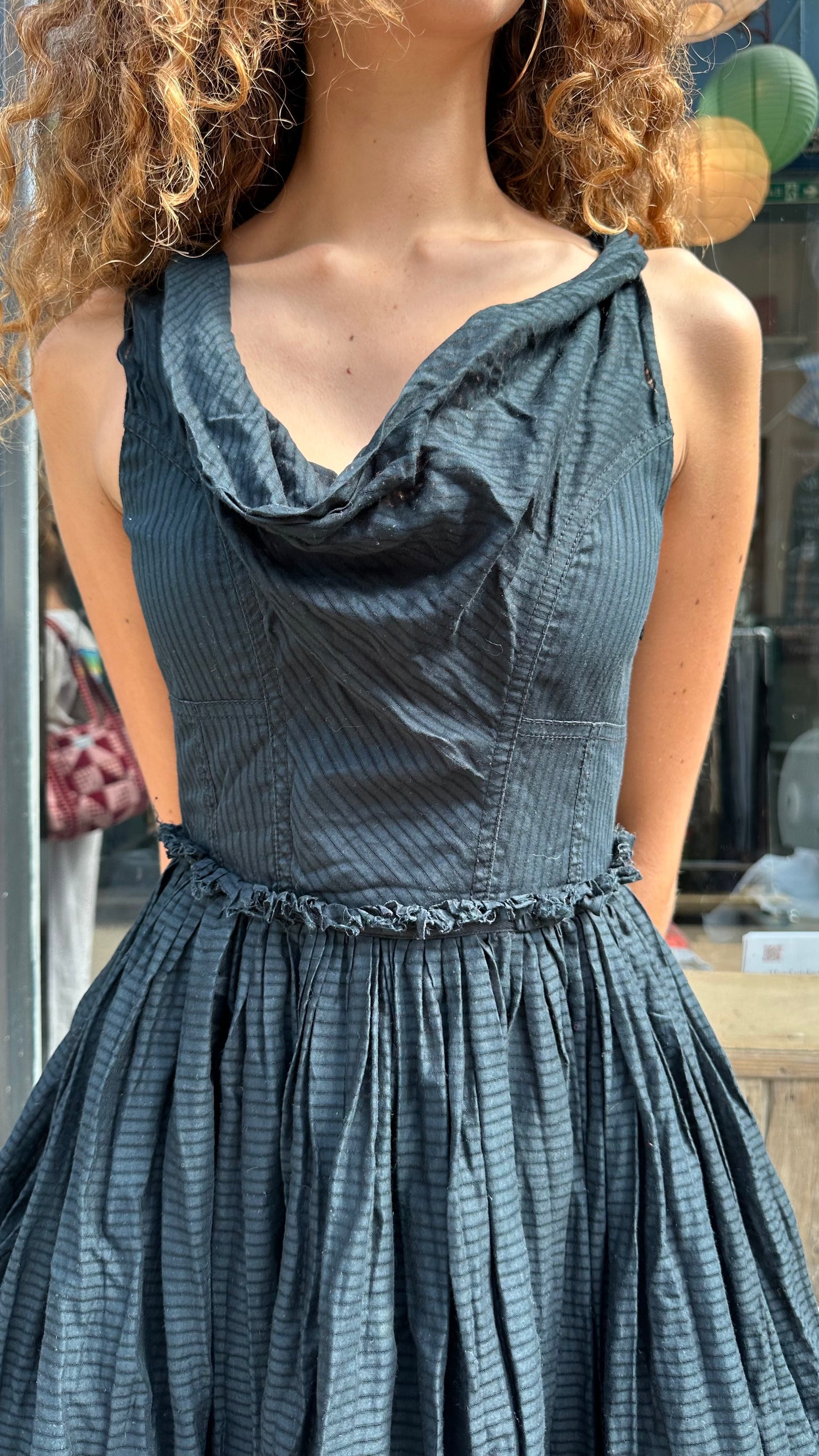 ALL SAINTS Cowl neck dress