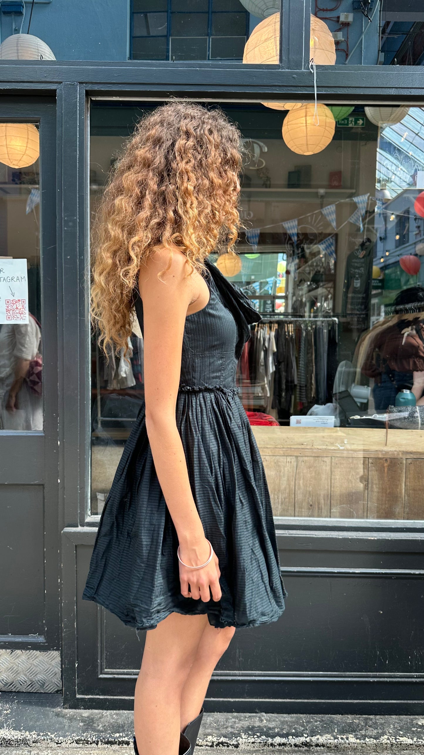 ALL SAINTS Cowl neck dress