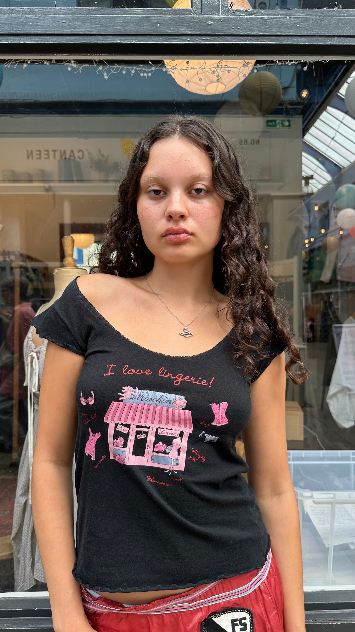 Moschino "I love lingerie" tshirt