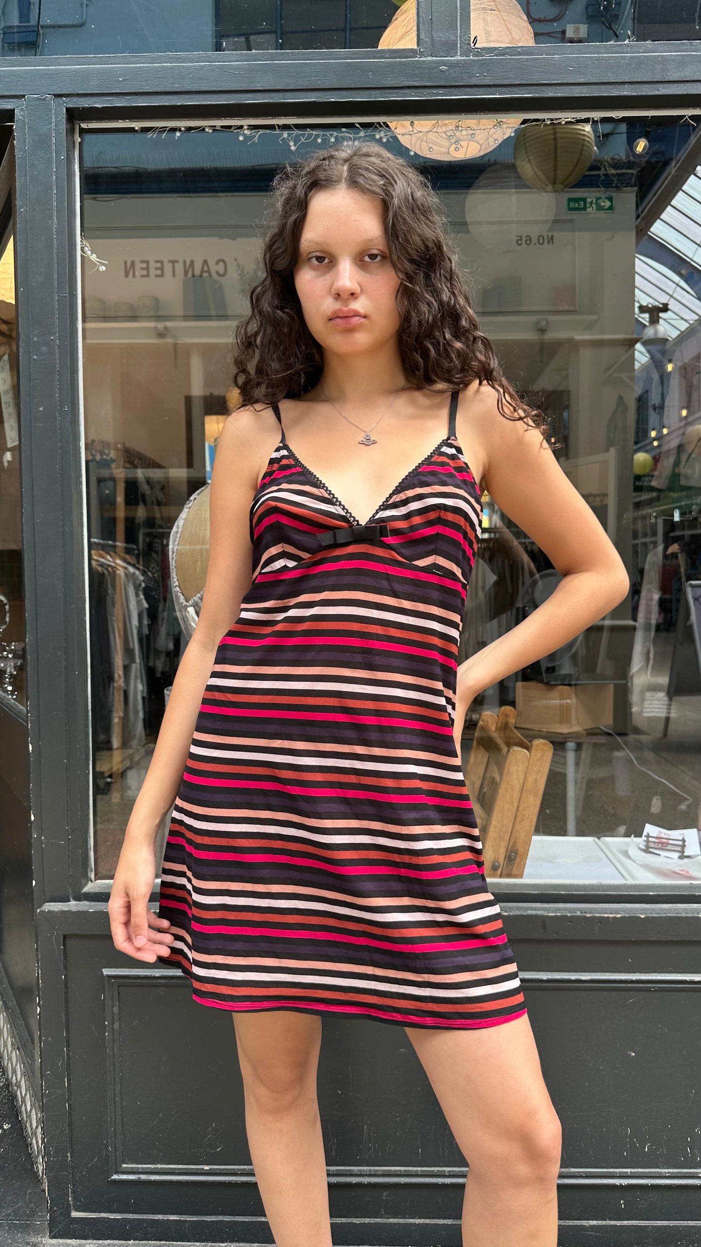 Sonia Rykiel striped slip dress