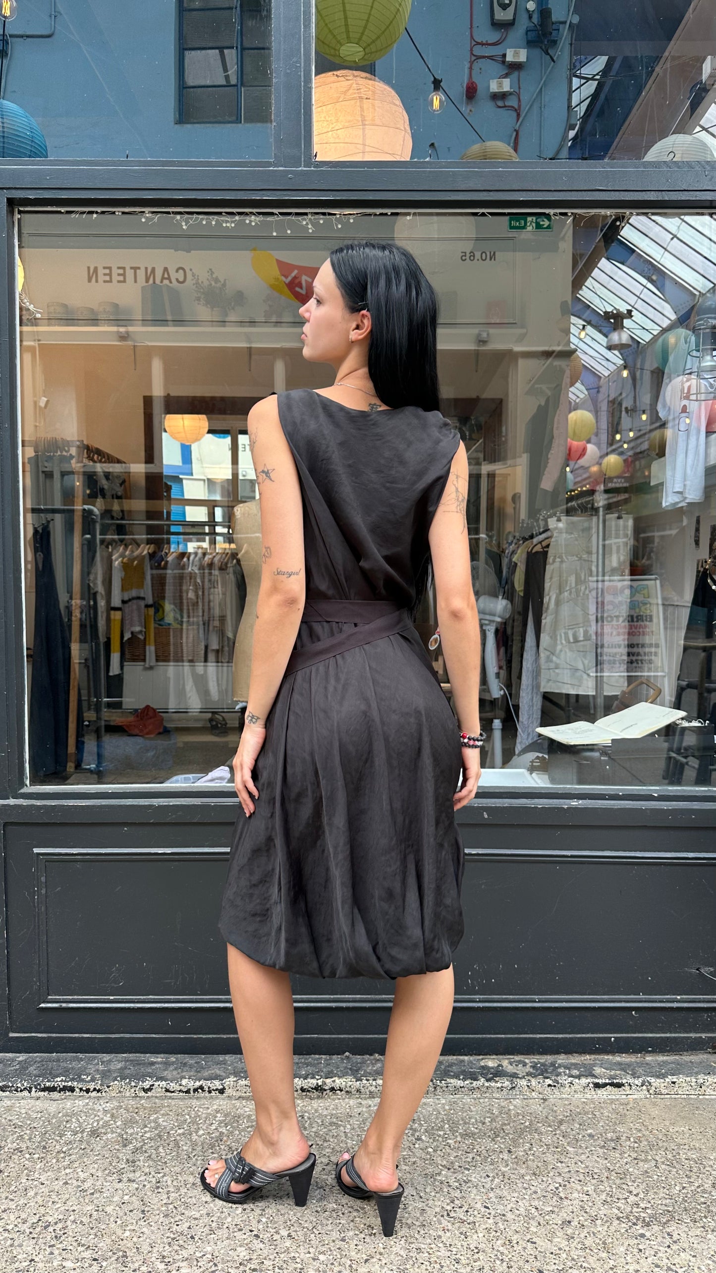 All saints 100% silk slip dress