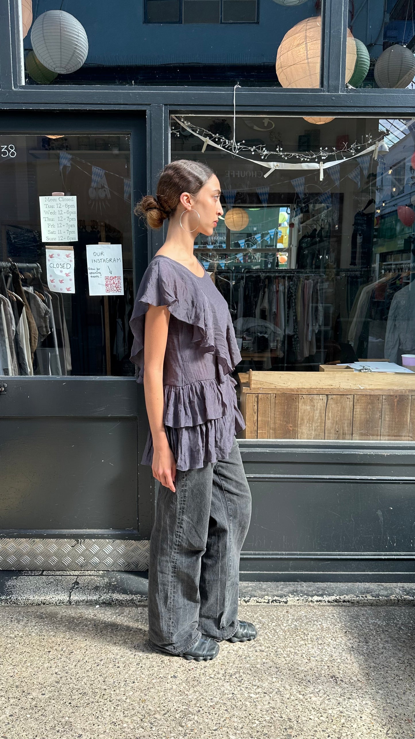 Ruffle tunic