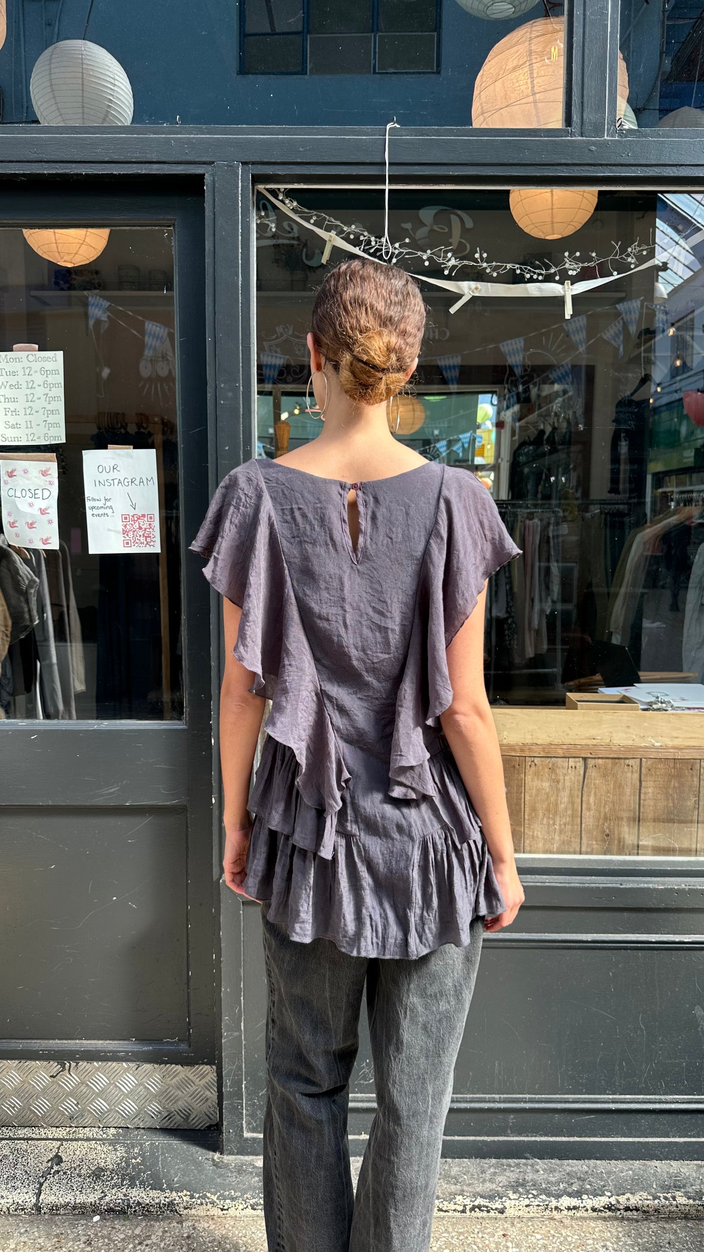 Ruffle tunic