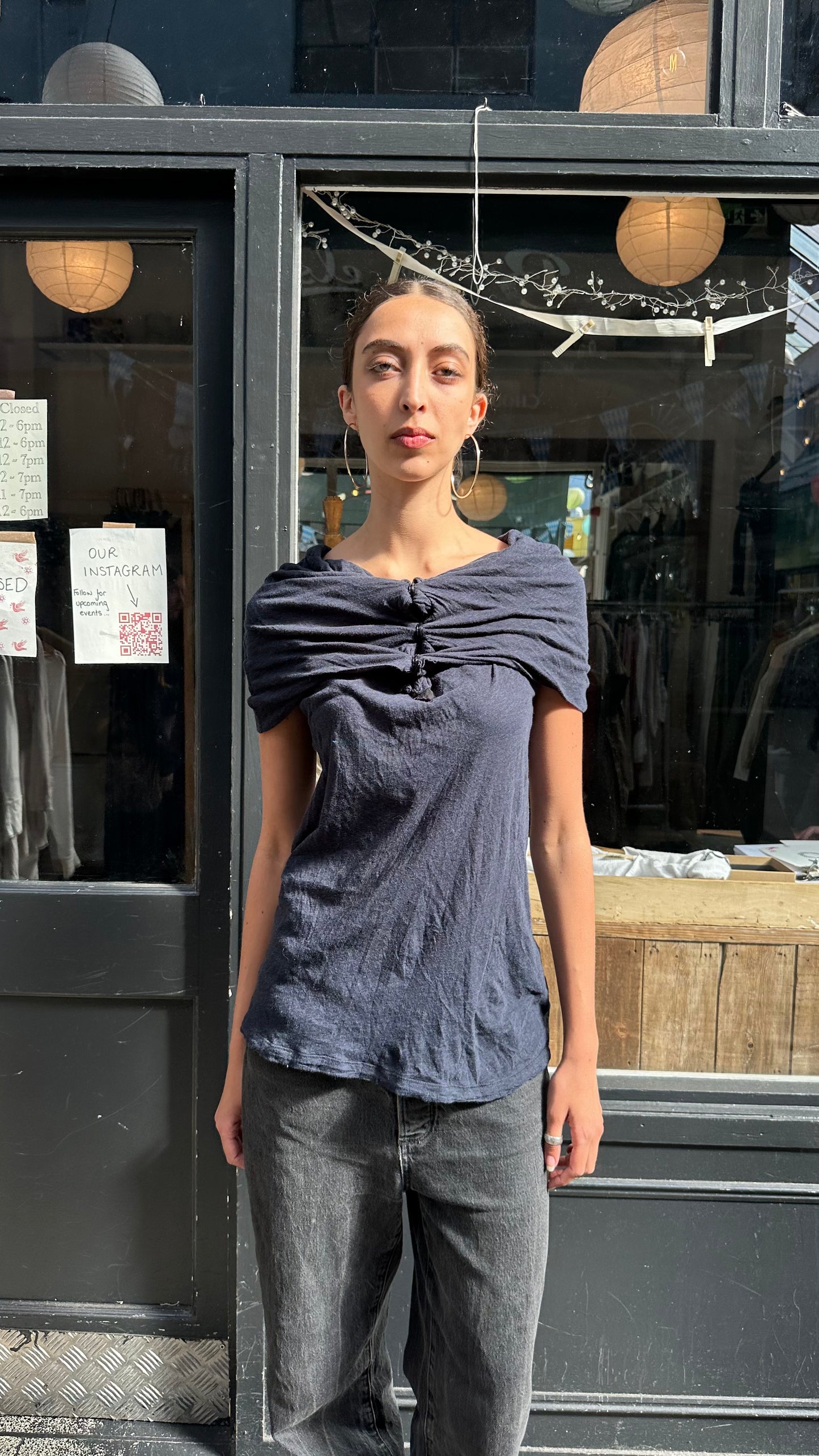 ALL SAINTS roll neck top