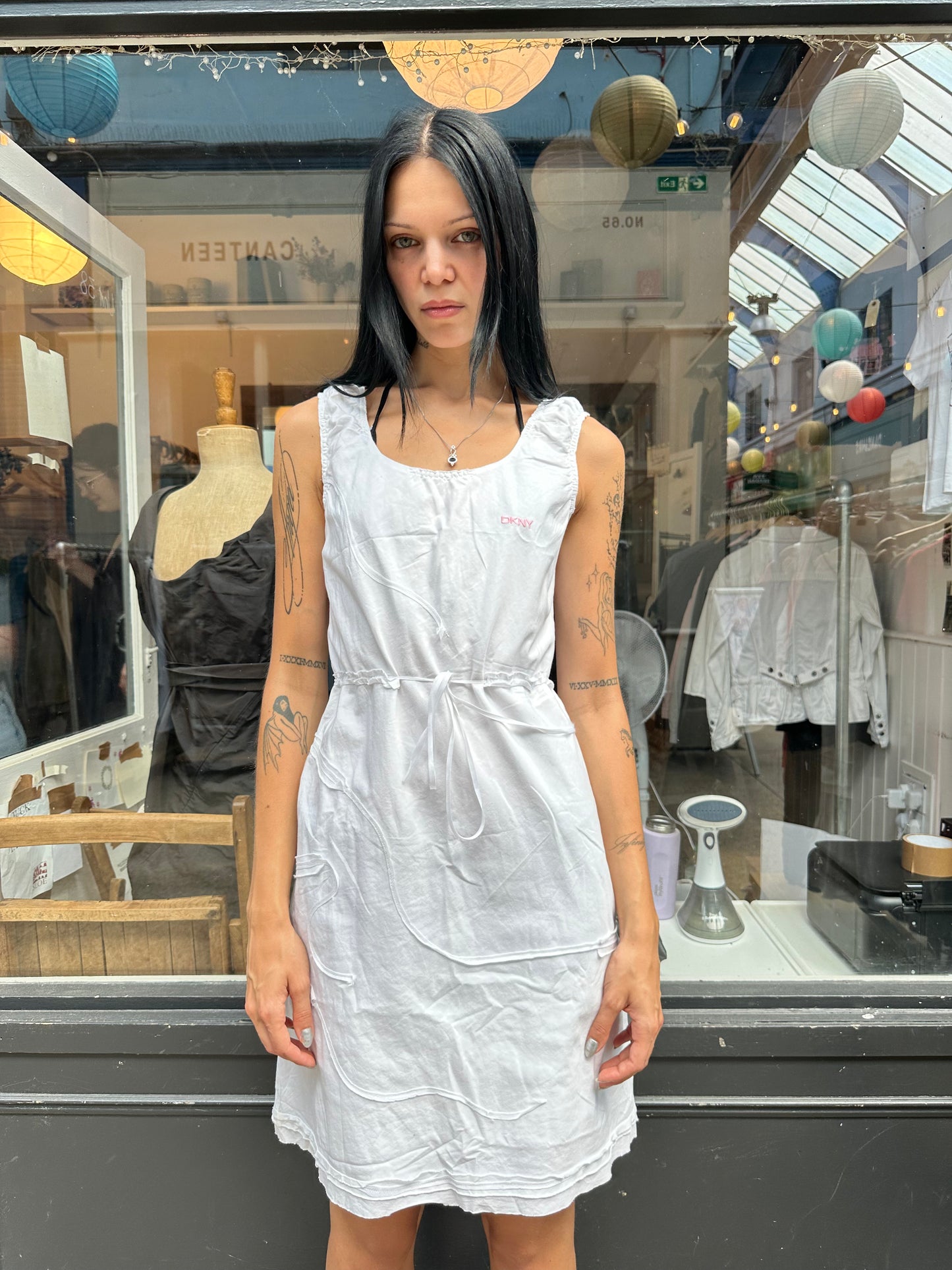 Cotton mini dress