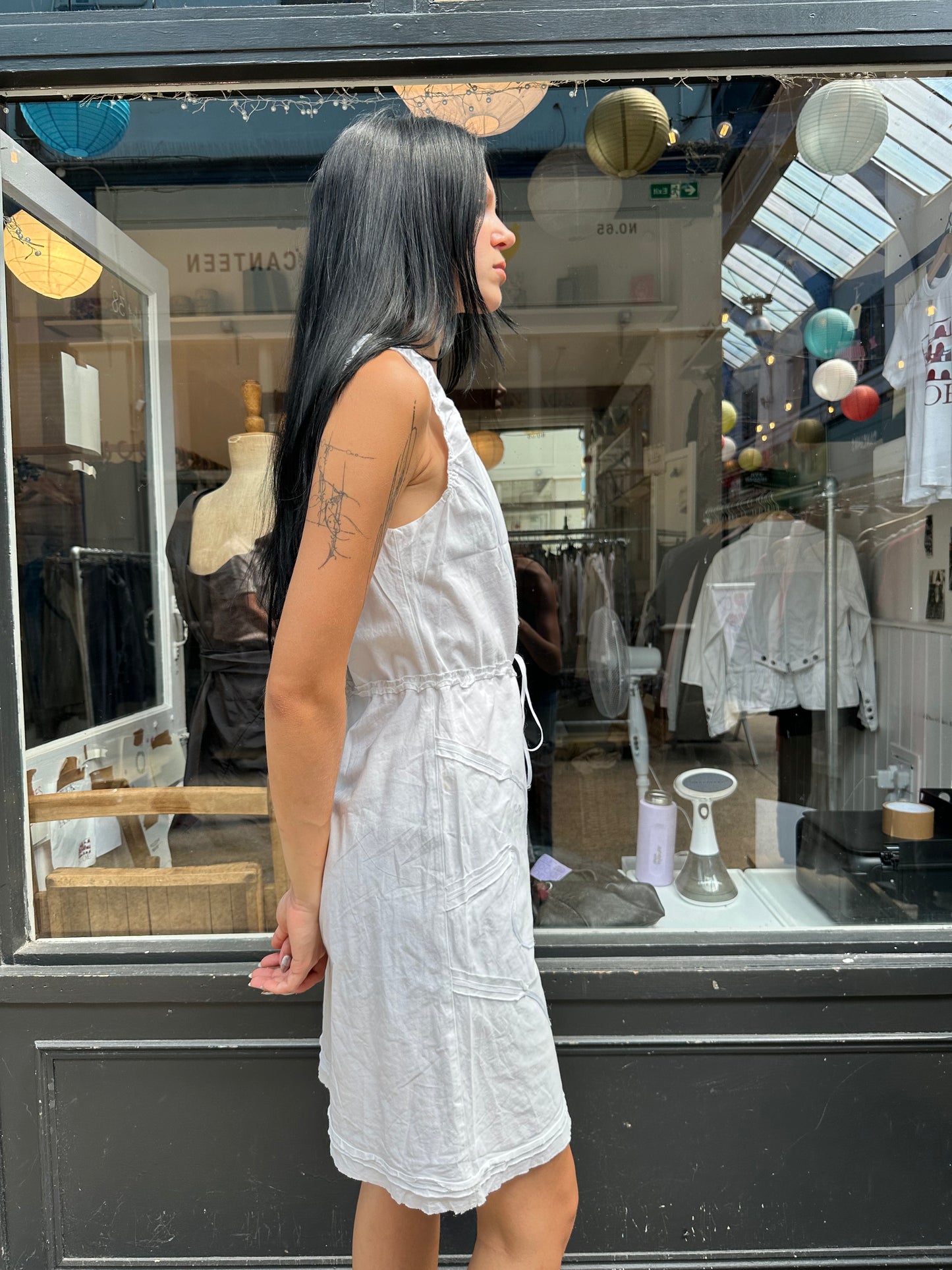 Cotton mini dress