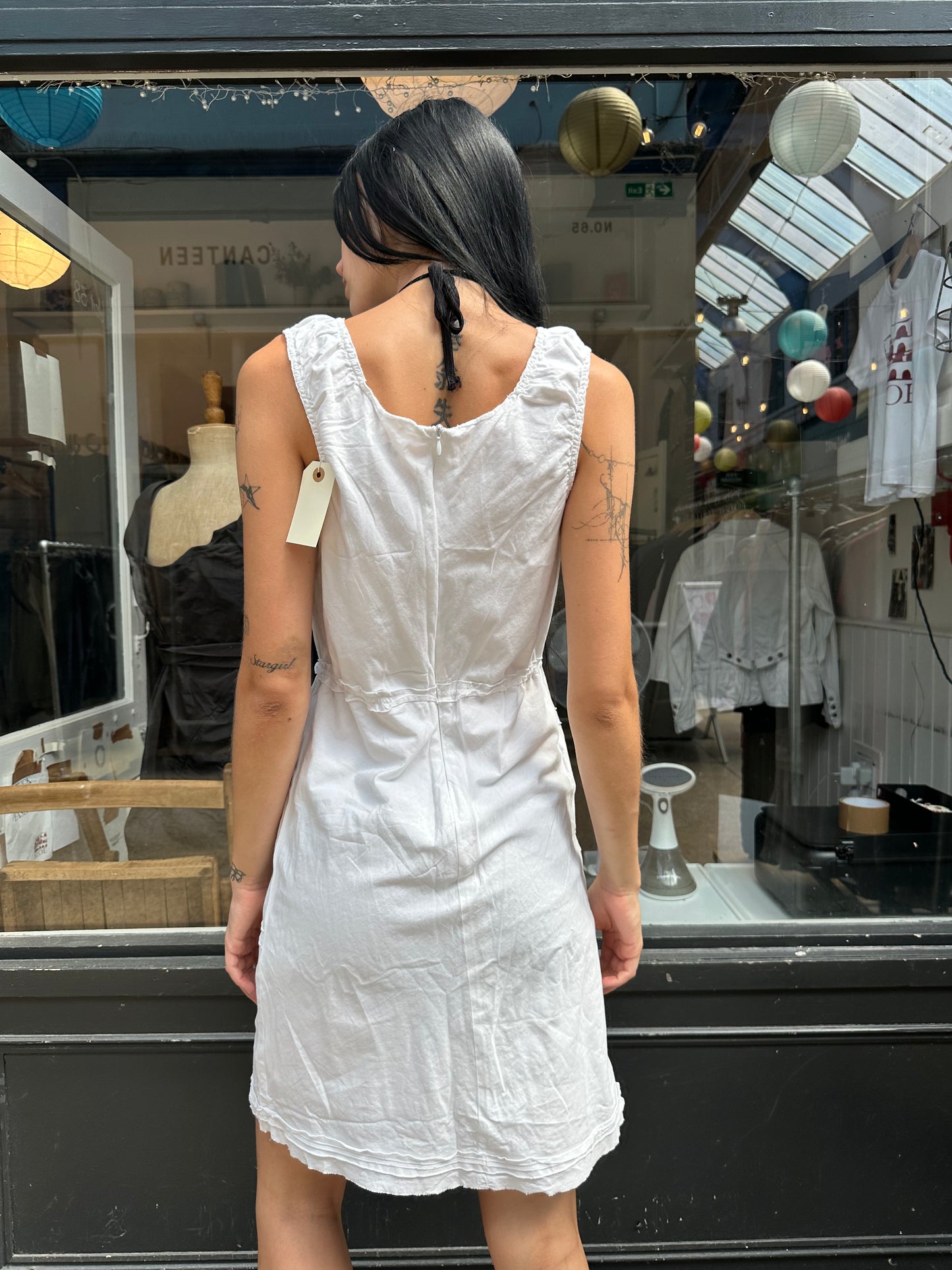 Cotton mini dress