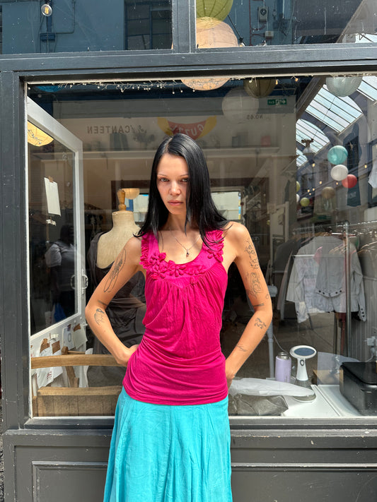 Bright pink top