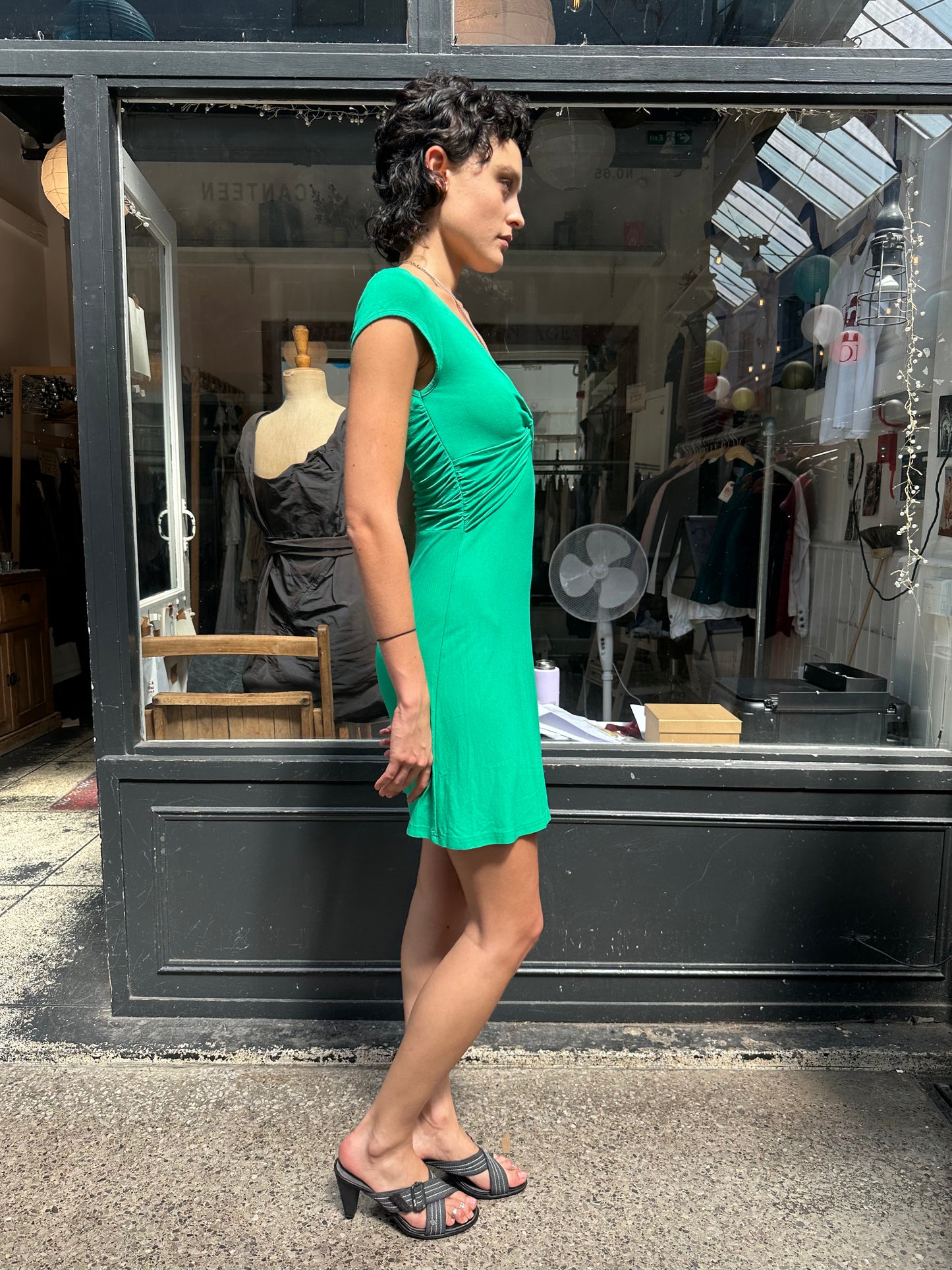 Jane Norman green dress