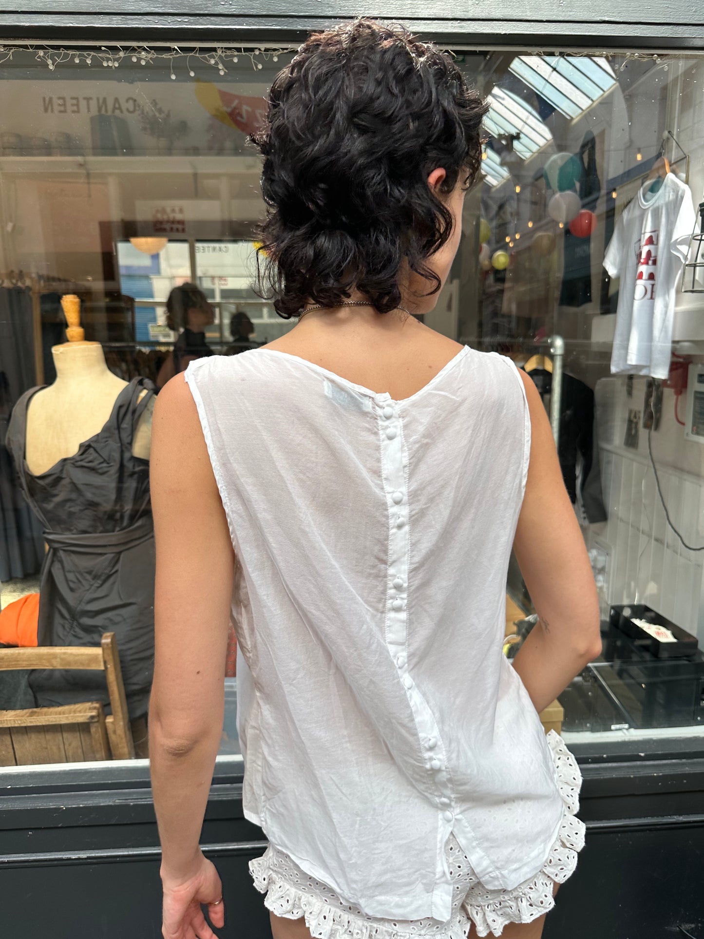 Sheer floaty blouse