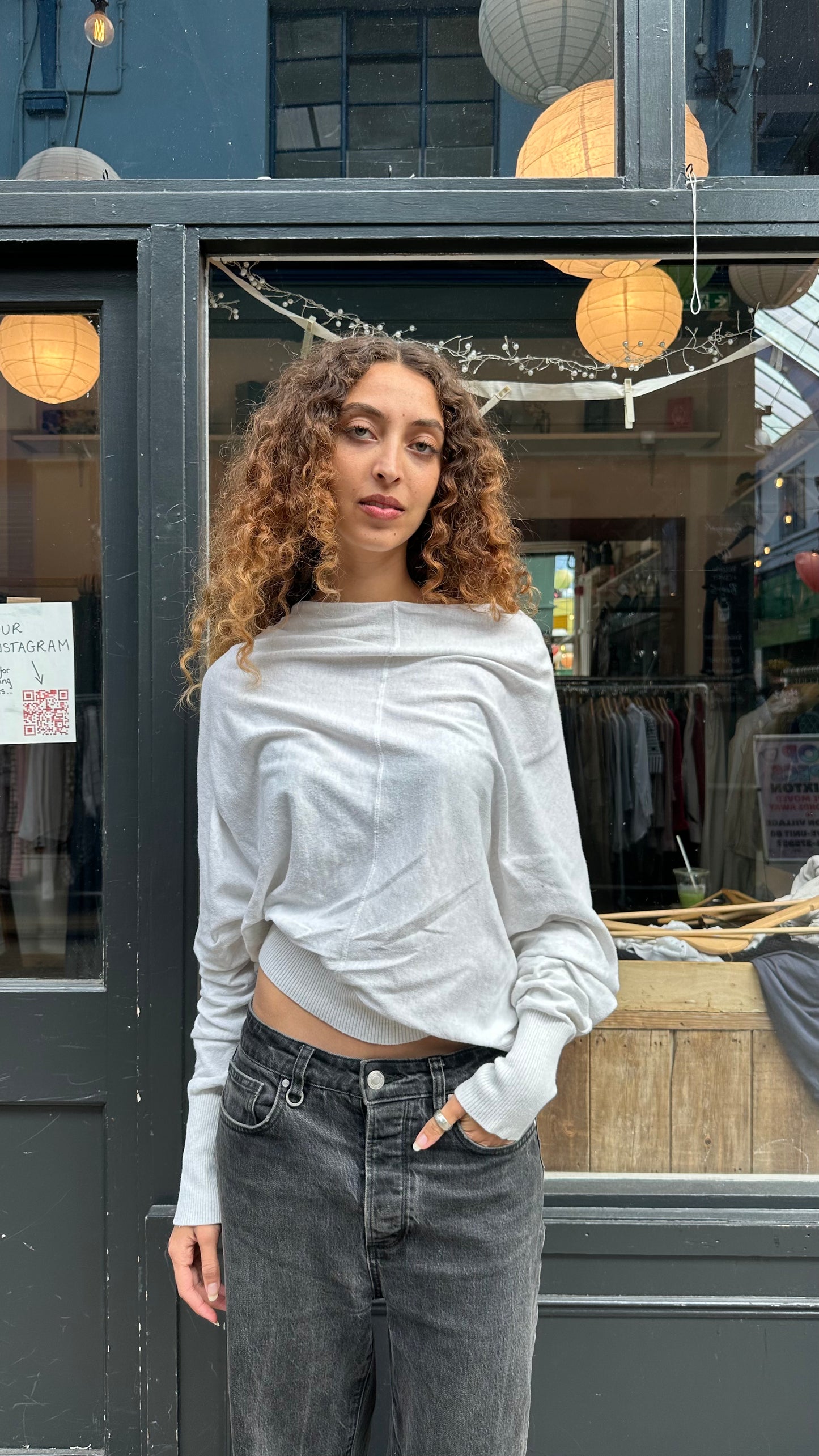 ALL SAINTS slouchy top